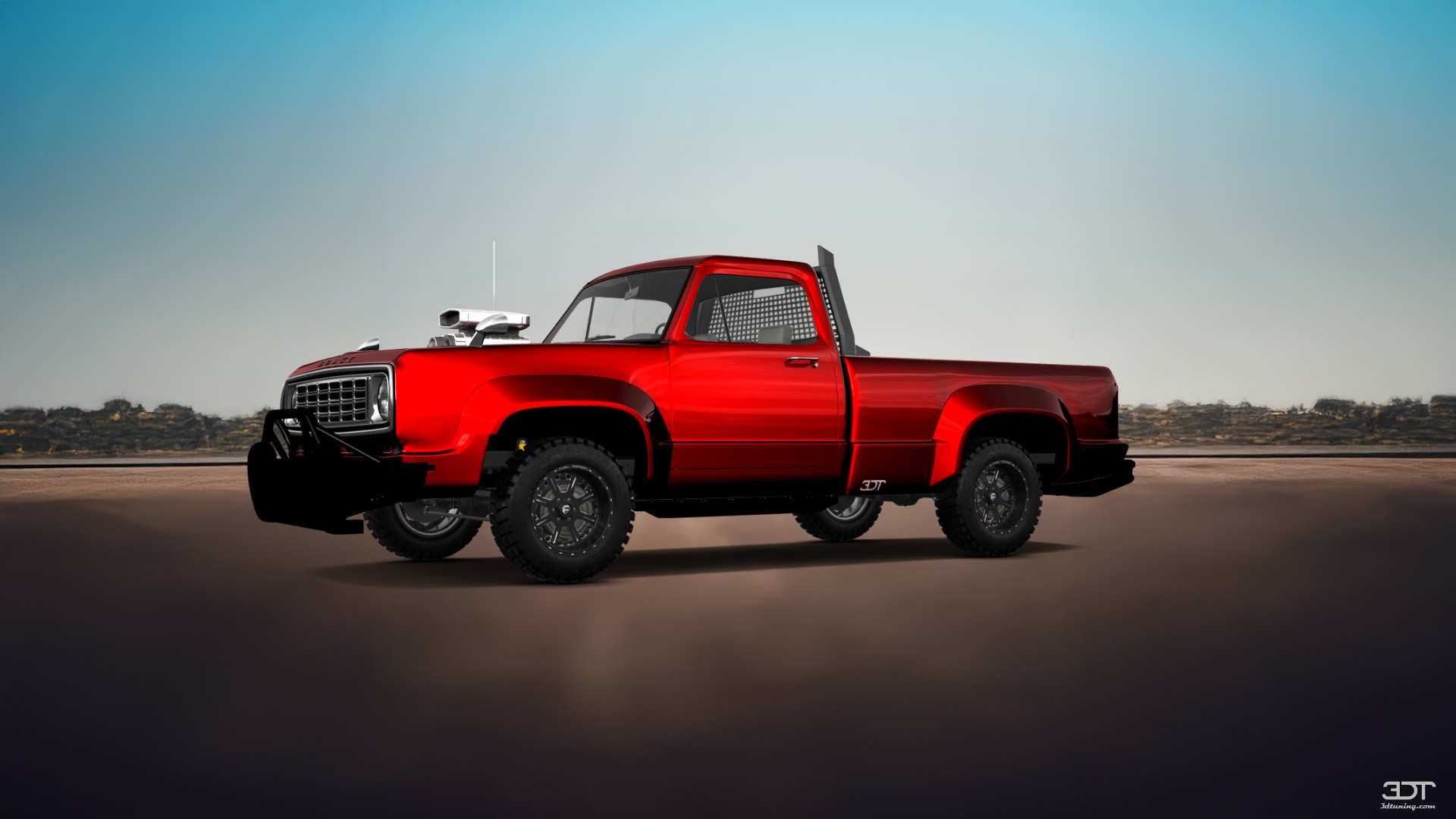 Dodge Power Wagon W200 2 Door pickup truck 1972 tuning