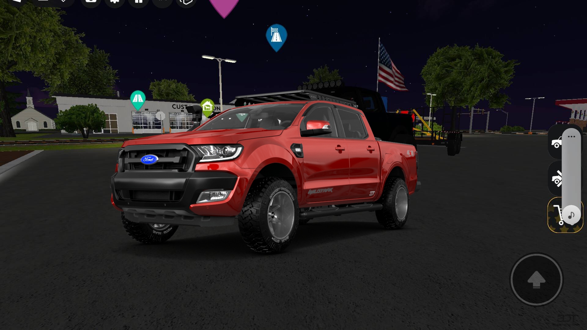 Ford Ranger 4 Door pickup truck 2019 tuning