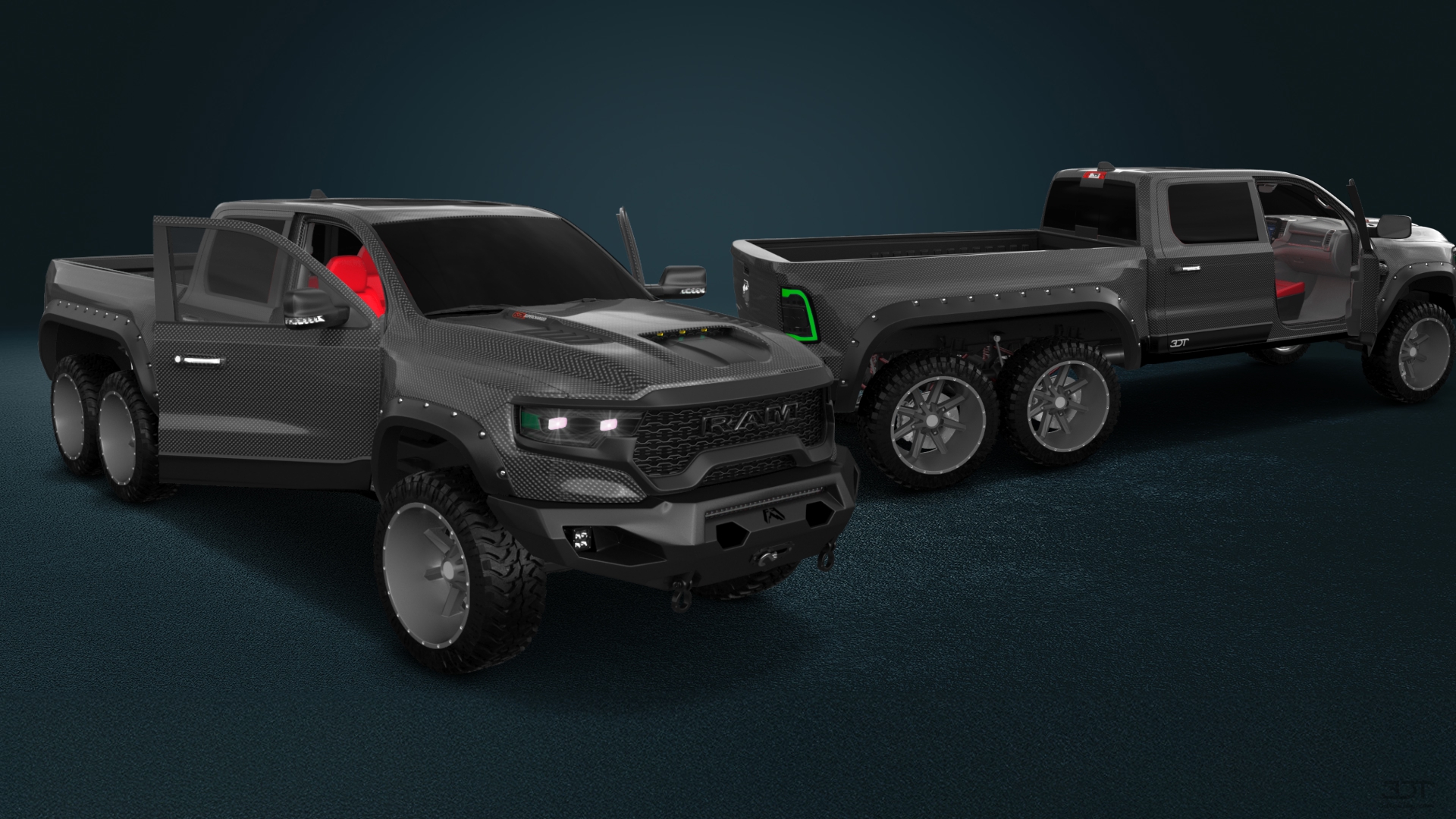Dodge Ram Hennessey Mammoth 6X6 Truck 2021 tuning