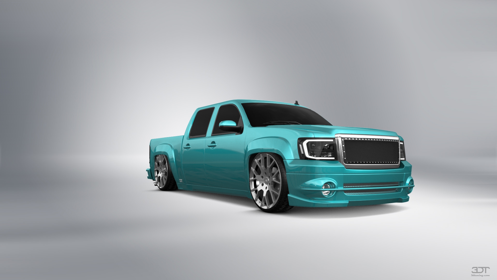 GMC Sierra 1500 Crew Cab 5.8 ft box 4 Door pickup truck 2007 tuning