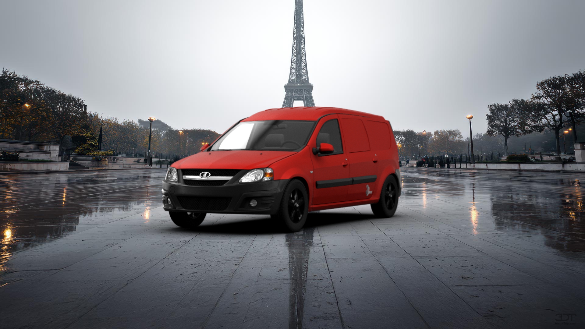 Lada Largus Furgon Van 2012 tuning