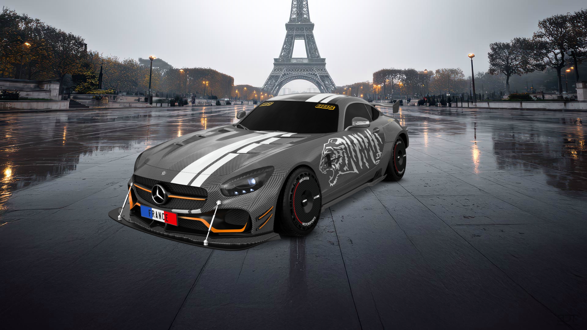 Mercedes AMG GT 2 door fastback coupe 2015 tuning