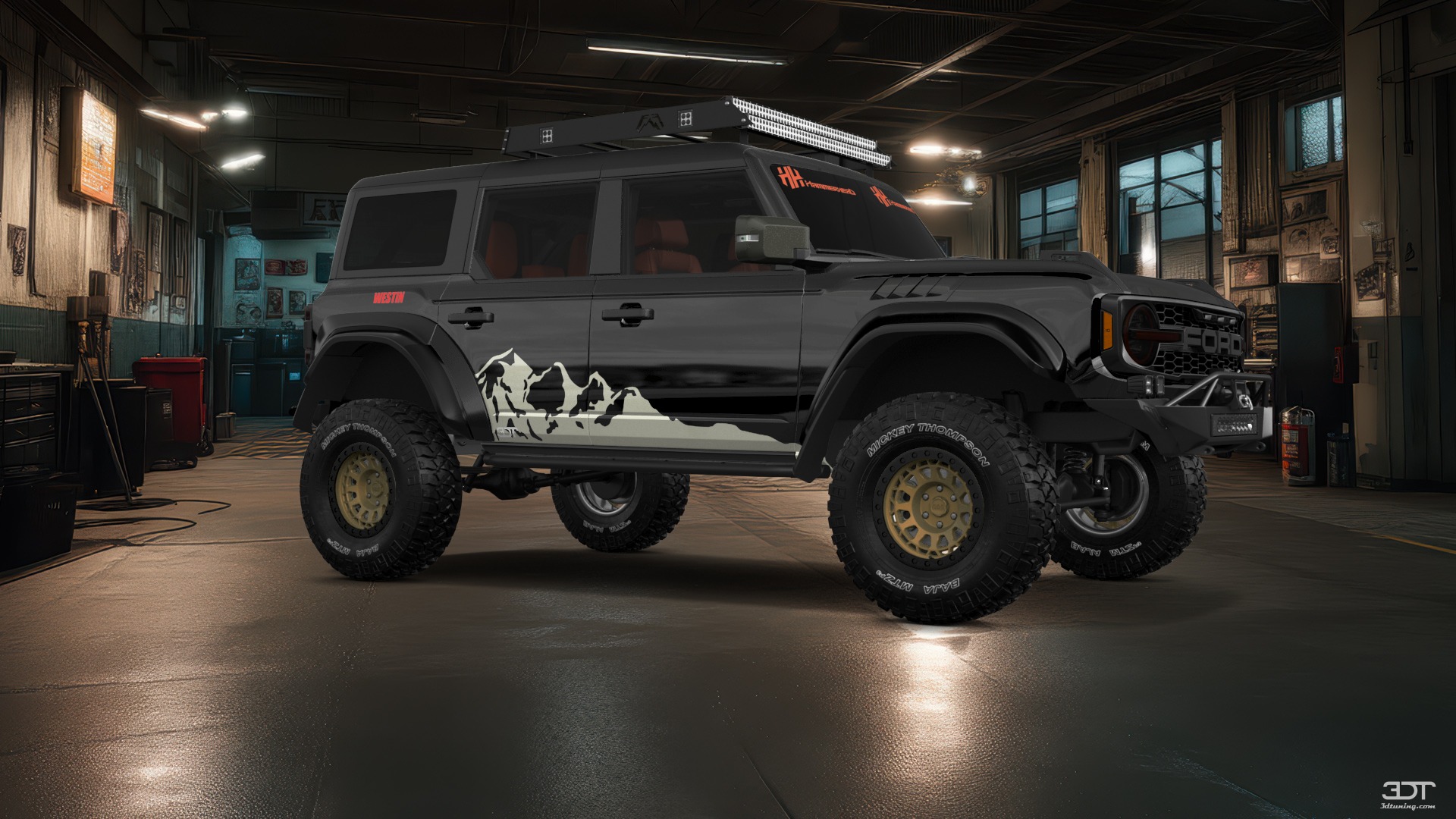 Ford Bronco Raptor 4 Door pickup truck 2022 tuning