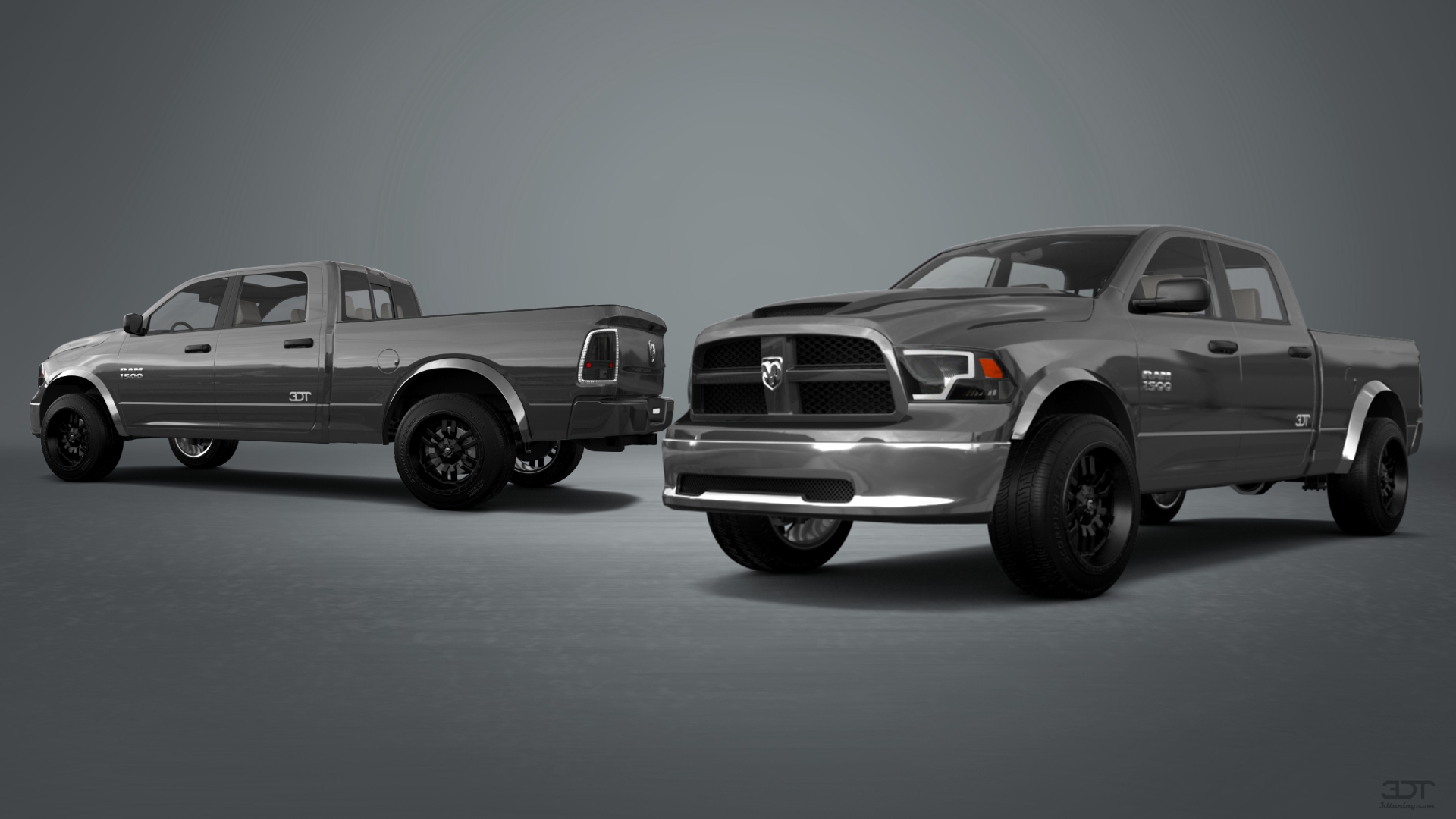 Dodge Ram 1500 Crew Cab 6.4 ft box 4 Door pickup truck 2009 tuning