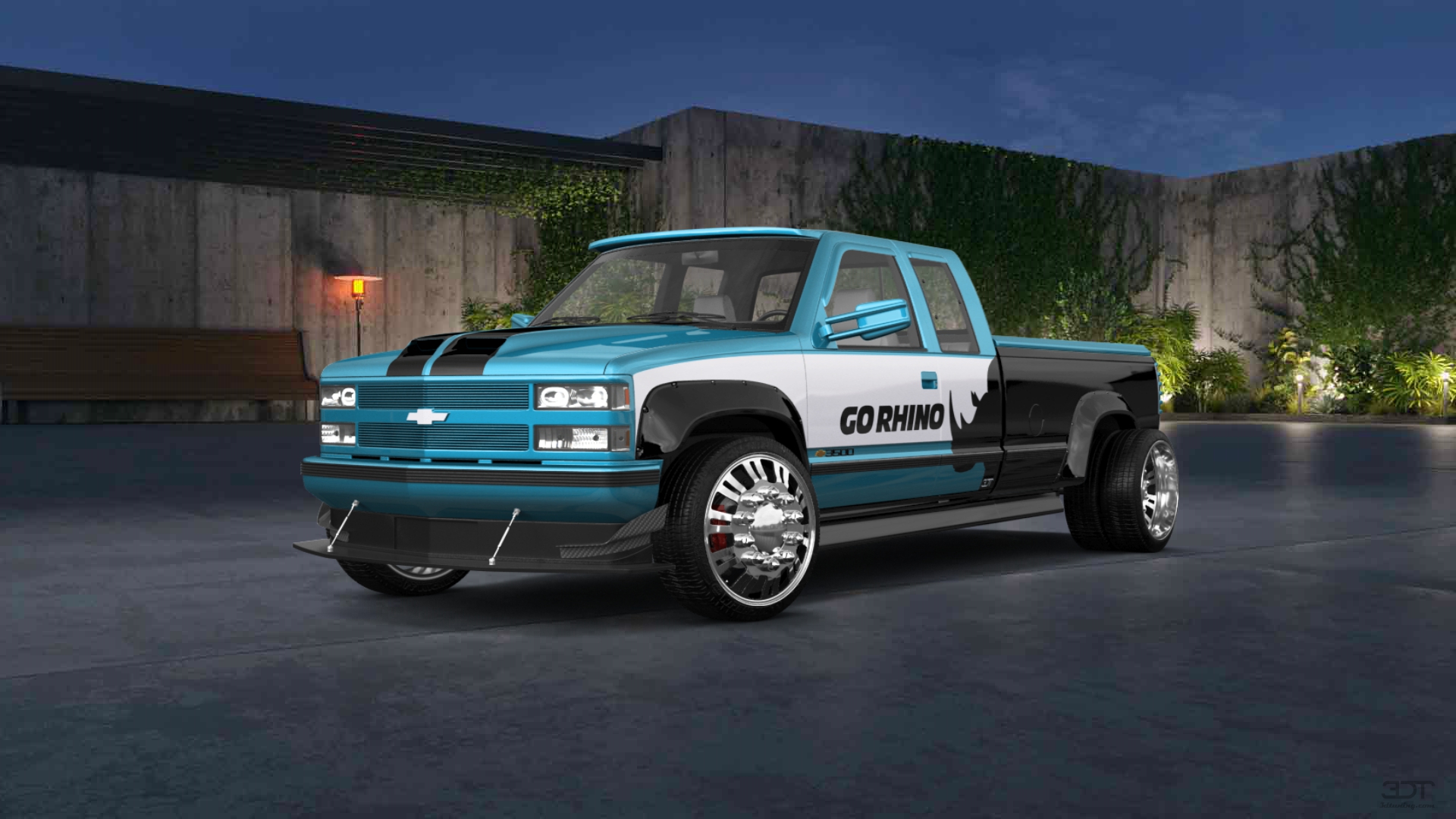 Chevrolet K3500 Extended Cab Pickup Truck 1988
