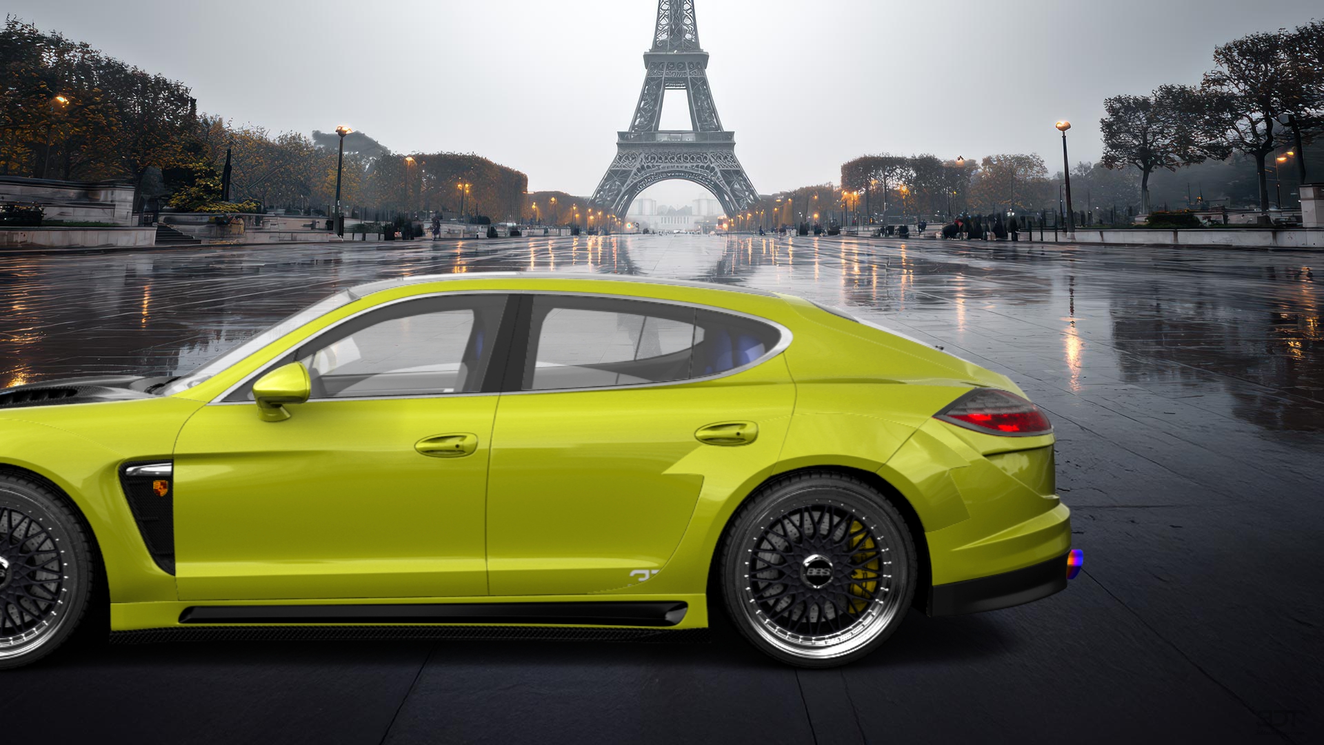 Porsche Panamera 4 door fastback saloon 2011 tuning