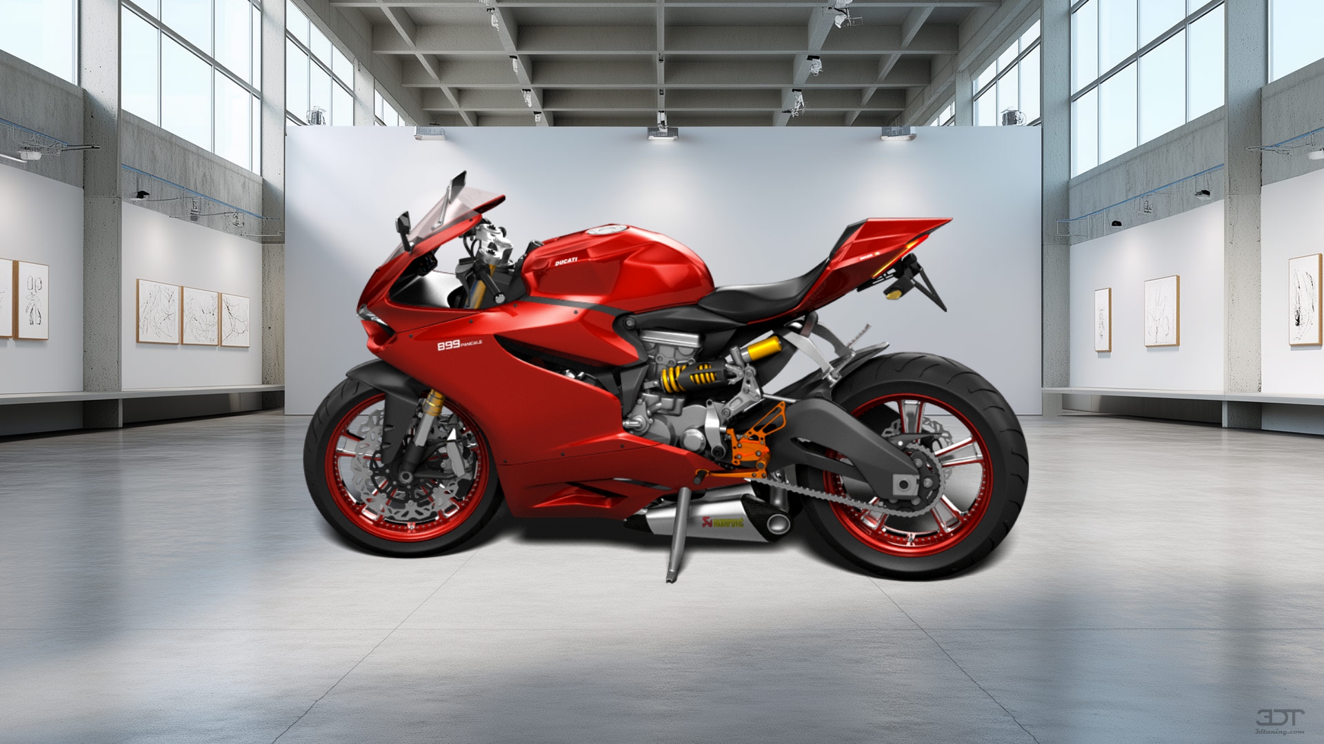Ducati 899 Panigale Sport Bike 2015 tuning