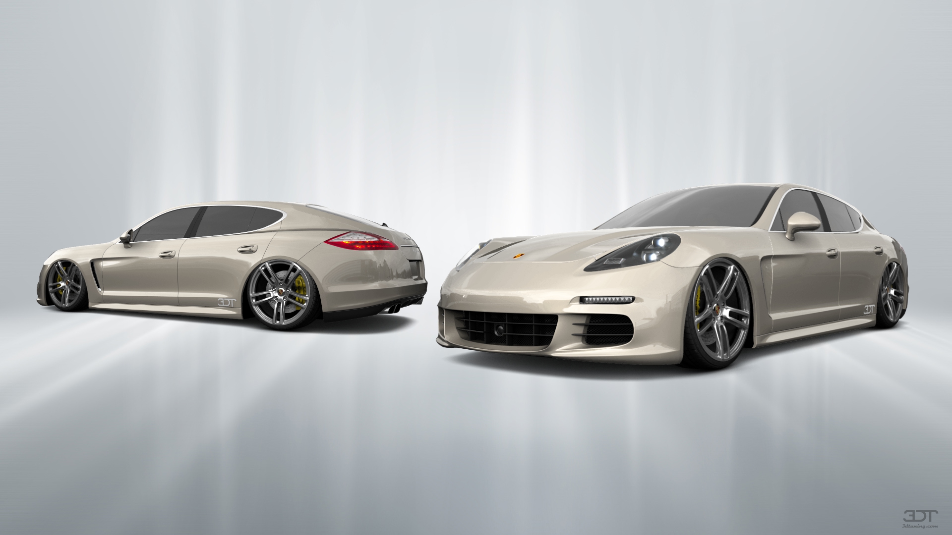 Porsche Panamera 4 door fastback saloon 2011