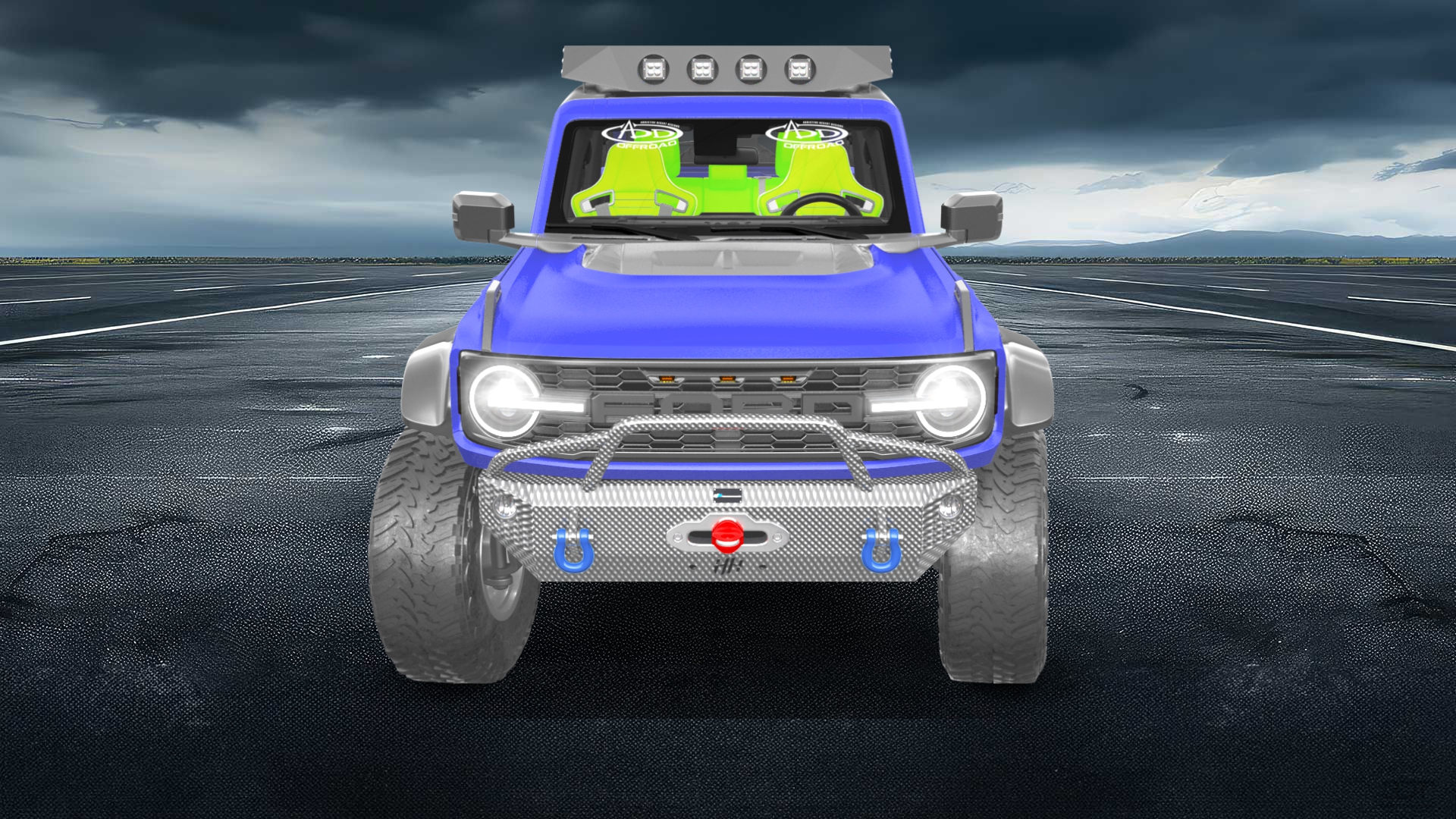 Ford Bronco Raptor 4 Door pickup truck 2022 Images