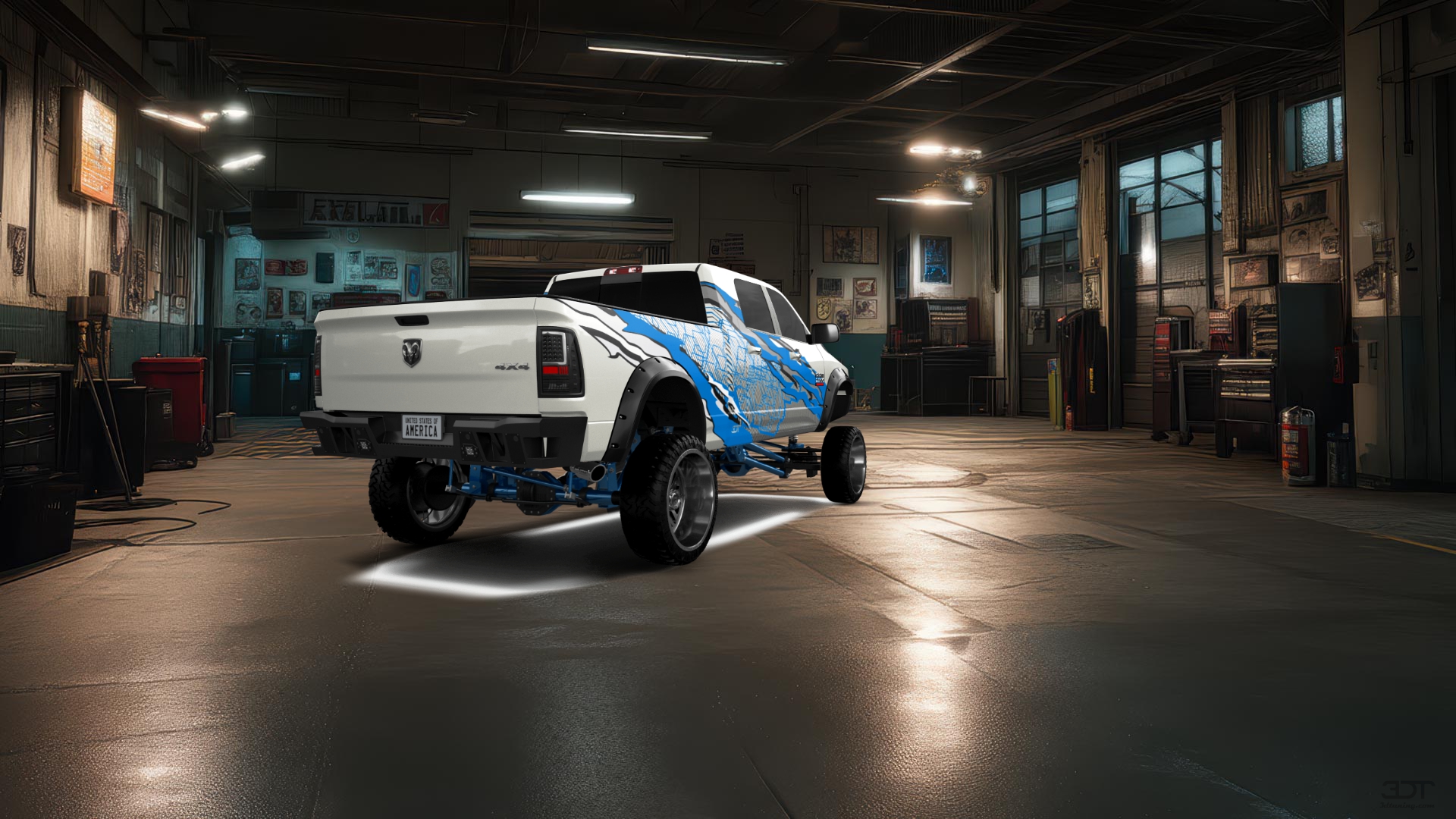Dodge Ram 2500 Mega Cab 6.4 ft box 4 Door pickup truck 2010 tuning