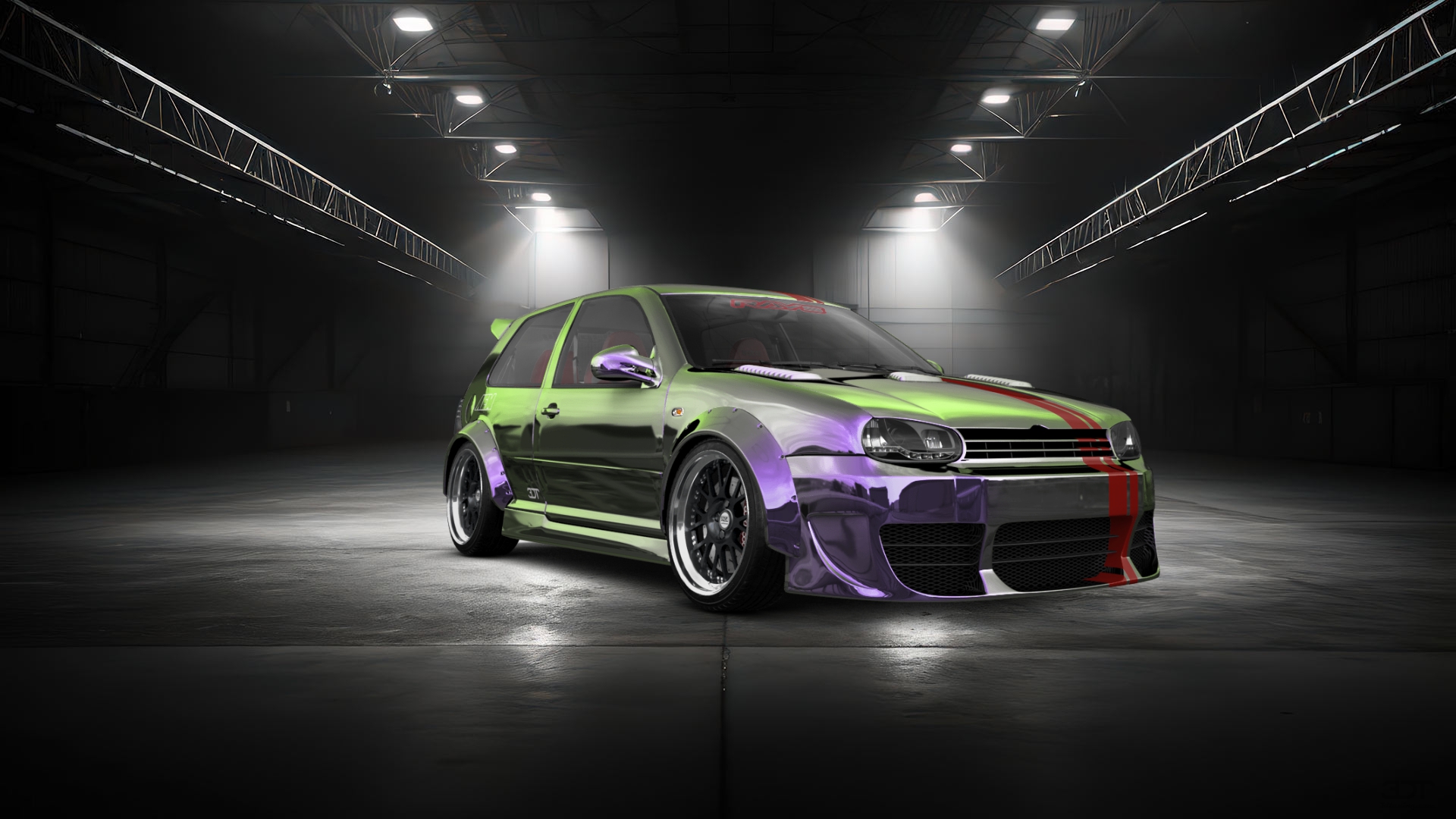 Volkswagen Golf 4 (mk4) 3 Door Hatchback 1997 tuning