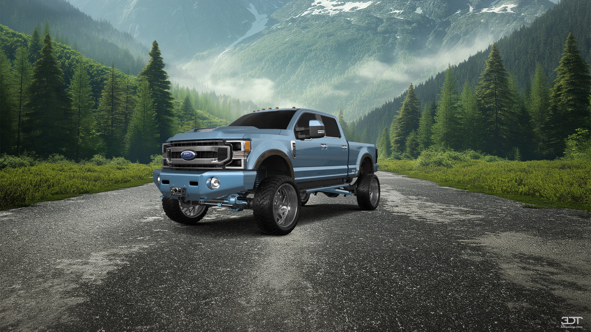 Ford F-250 4 Door pickup truck 2021 tuning