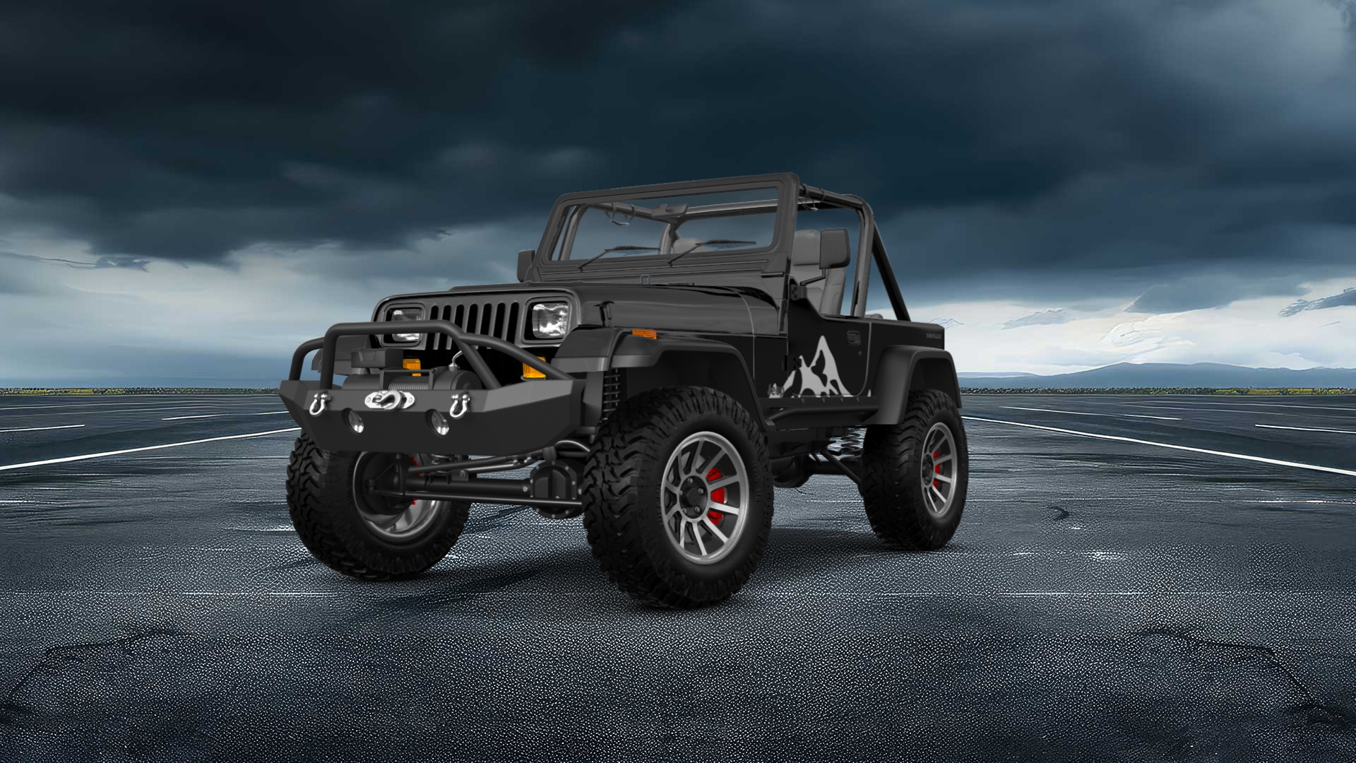 Jeep Wrangler YJ 2 Door SUV 1990 tuning