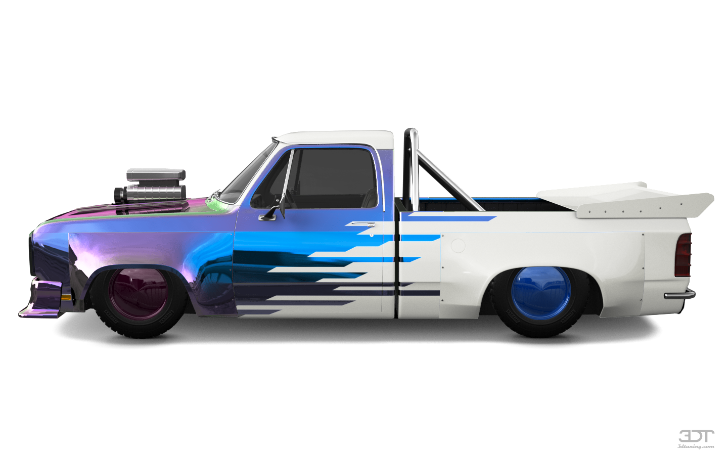 Tuning Dodge Power Wagon W200 2 Door pickup truck 1977