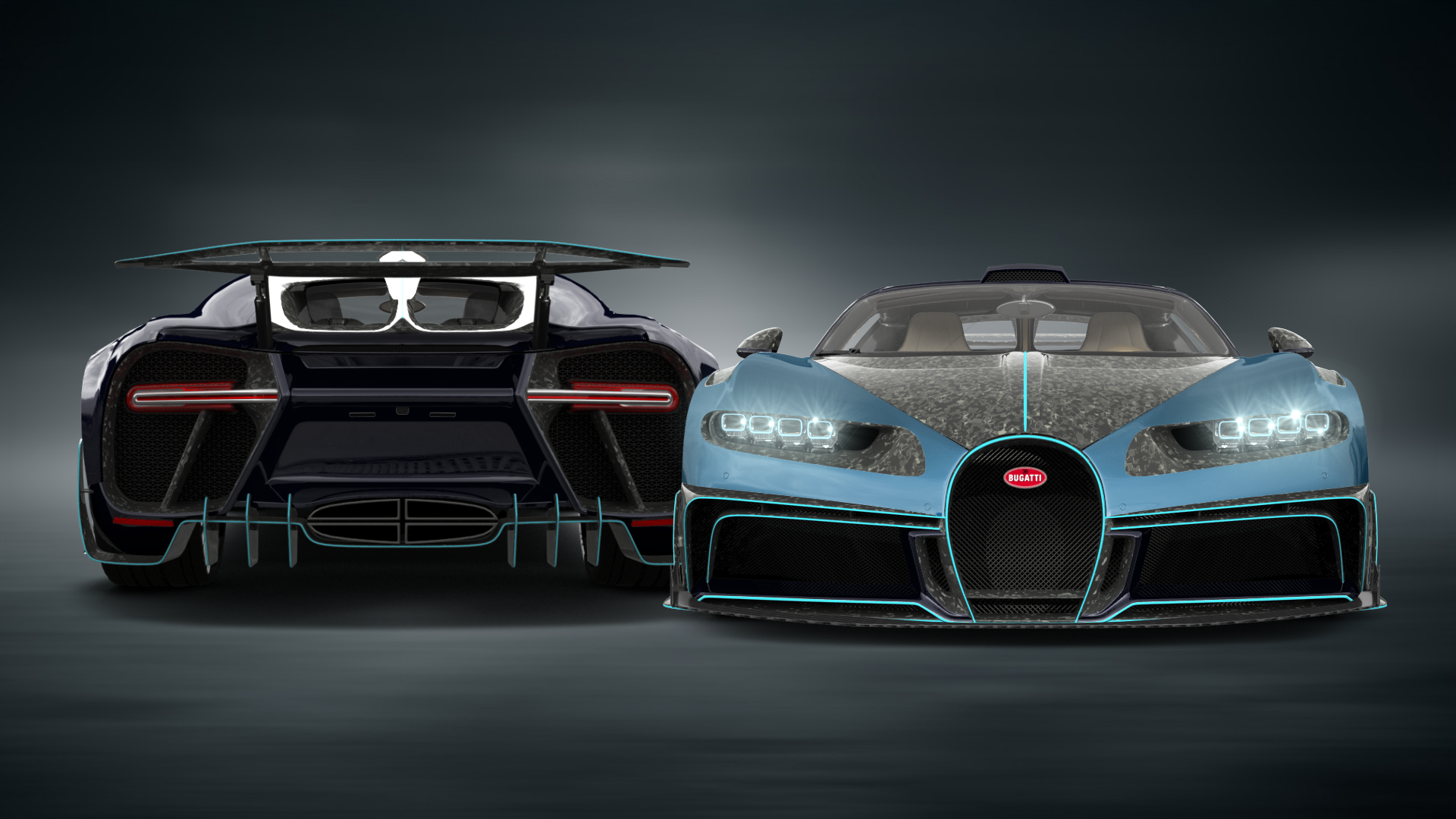 Bugatti Chiron 2 Door Coupe 2016 tuning