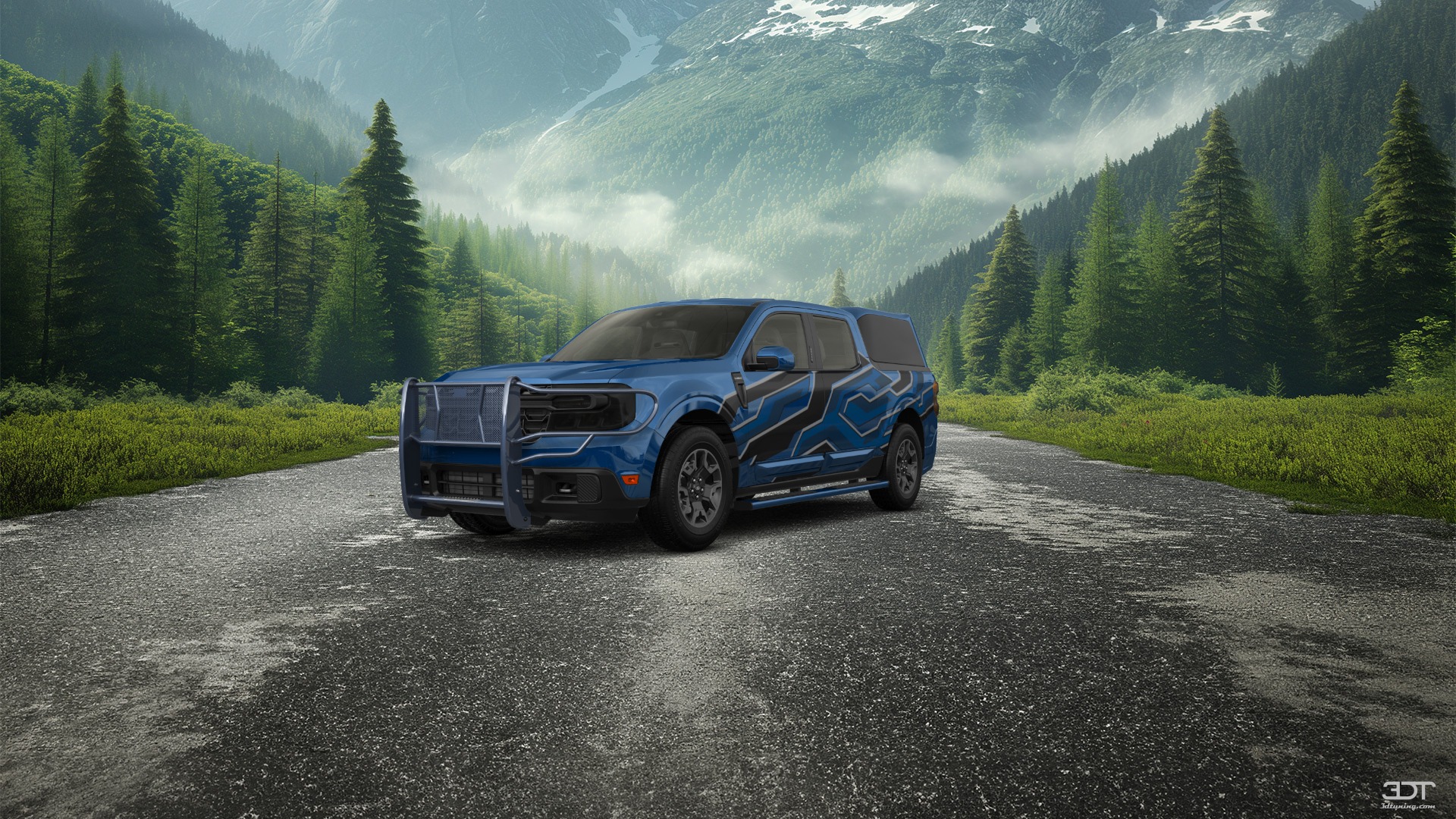 Ford Maverick 4 Door pickup truck 2022 tuning