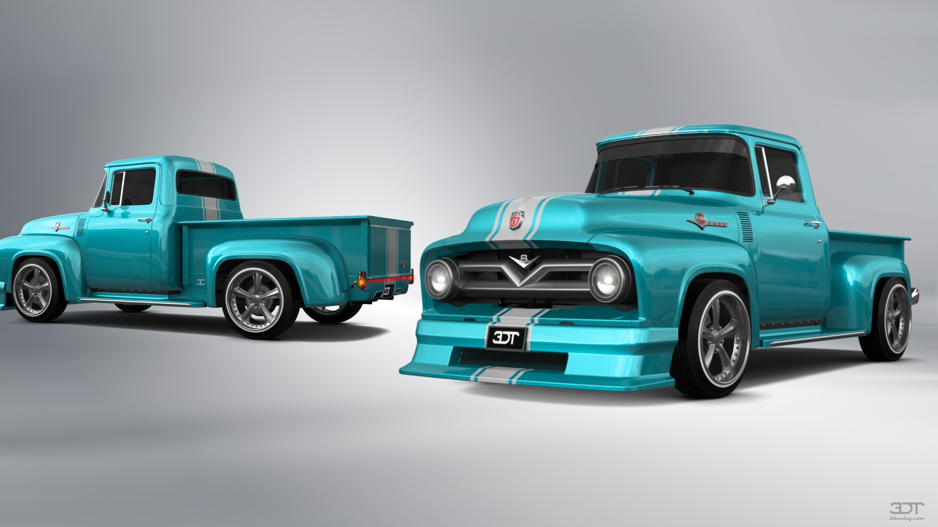Ford F-100 2 Door truck 1956 tuning