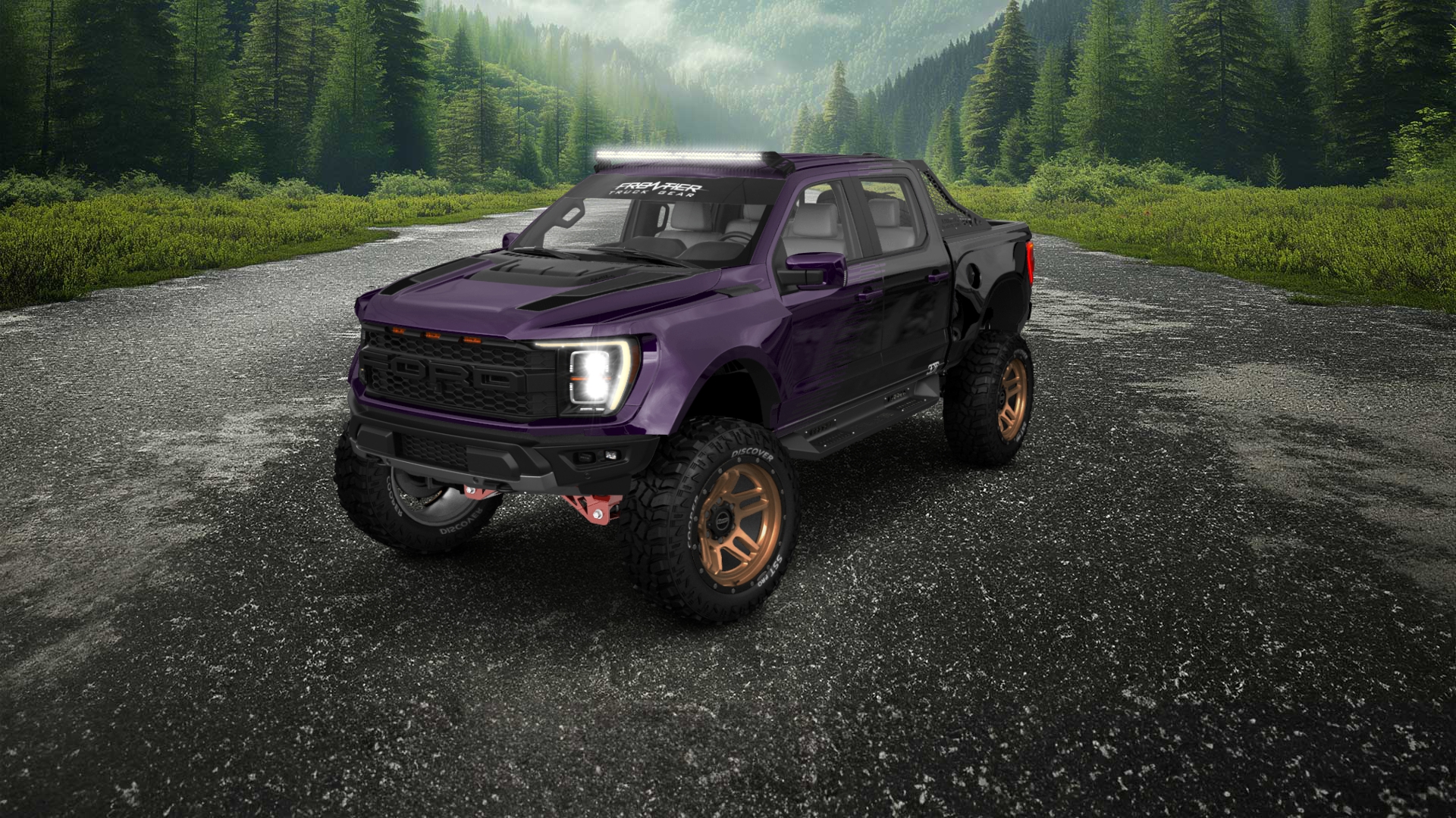 Ford F-150 Raptor 4 Door pickup truck 2021