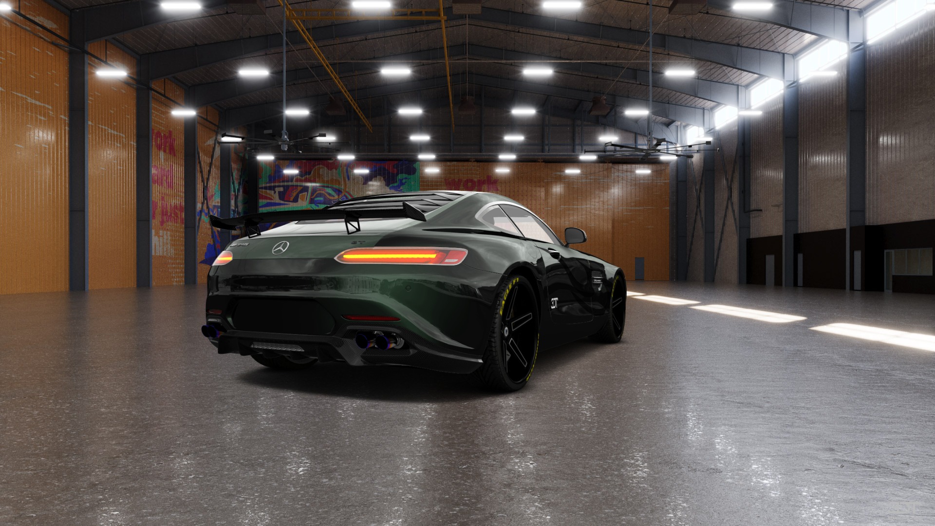 Mercedes AMG GT 2 door fastback coupe 2016
