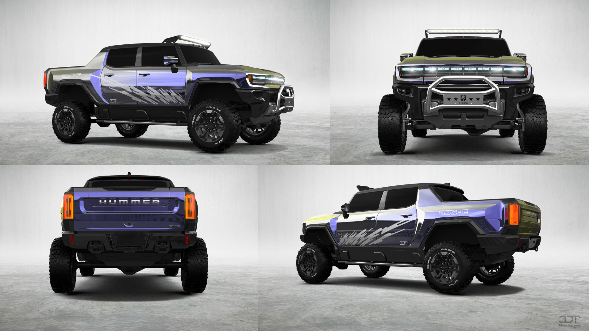 GMC Hummer EV 4 Door pickup truck 2021 tuning