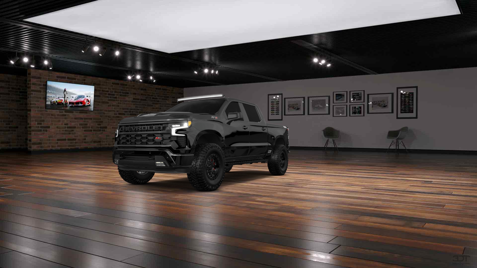 Chevrolet Silverado 1500 Crew Cab 5.8 ft box 4 Door pickup truck 2023 tuning