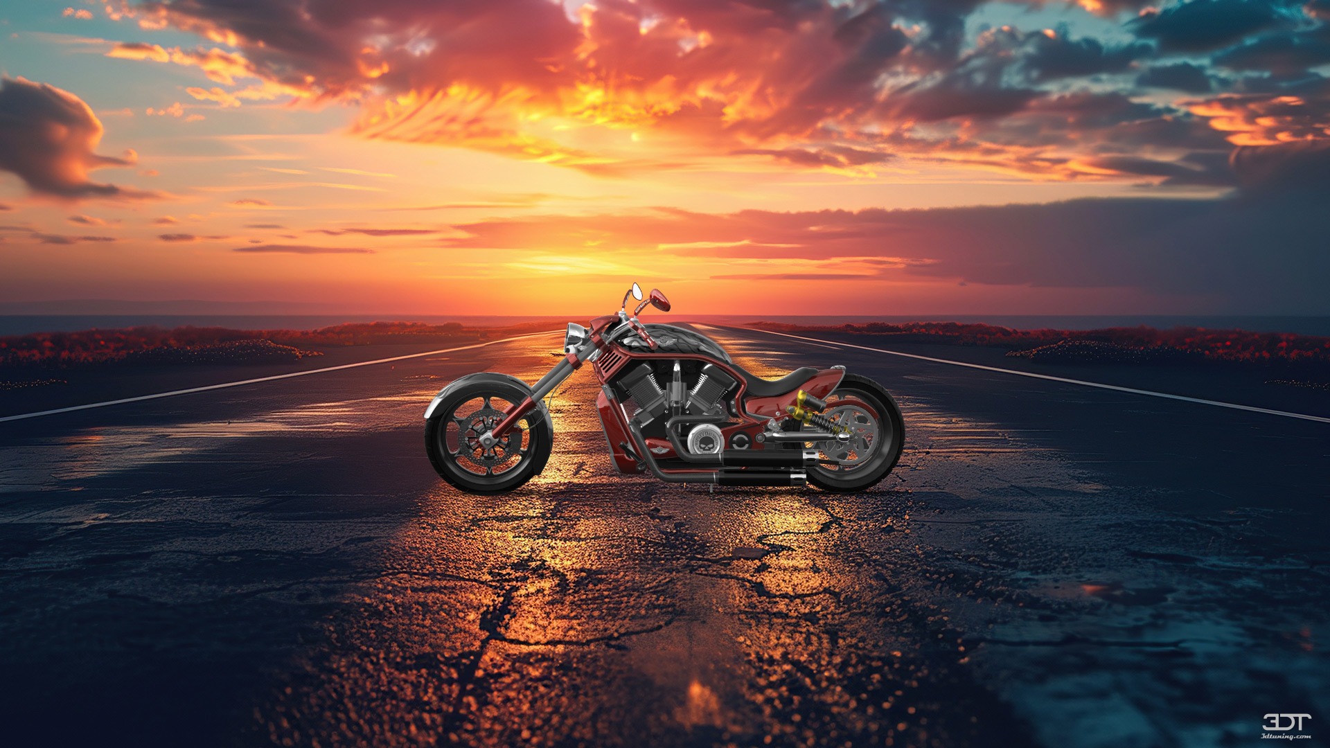 Harley-Davidson Custom Chopper Cruiser 2011 tuning