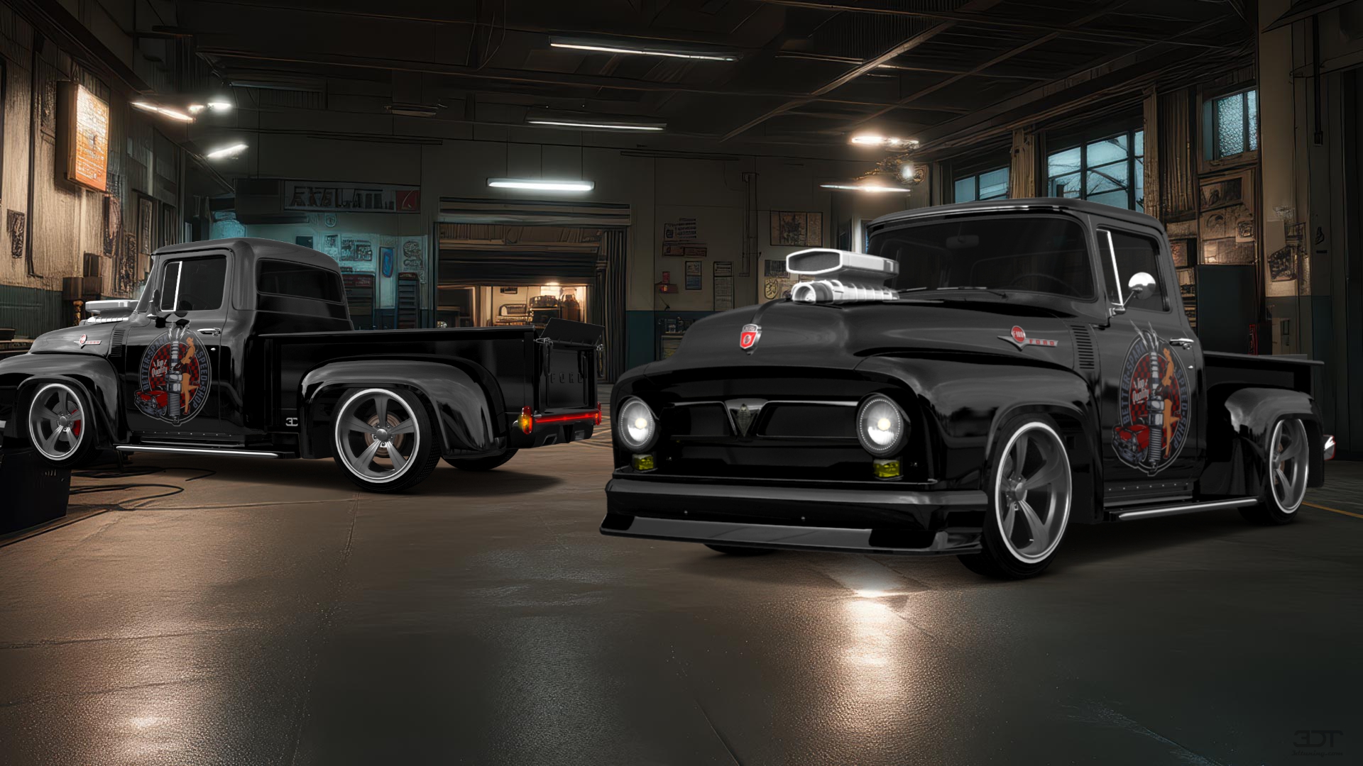 Ford F-100 2 Door truck 1956 tuning