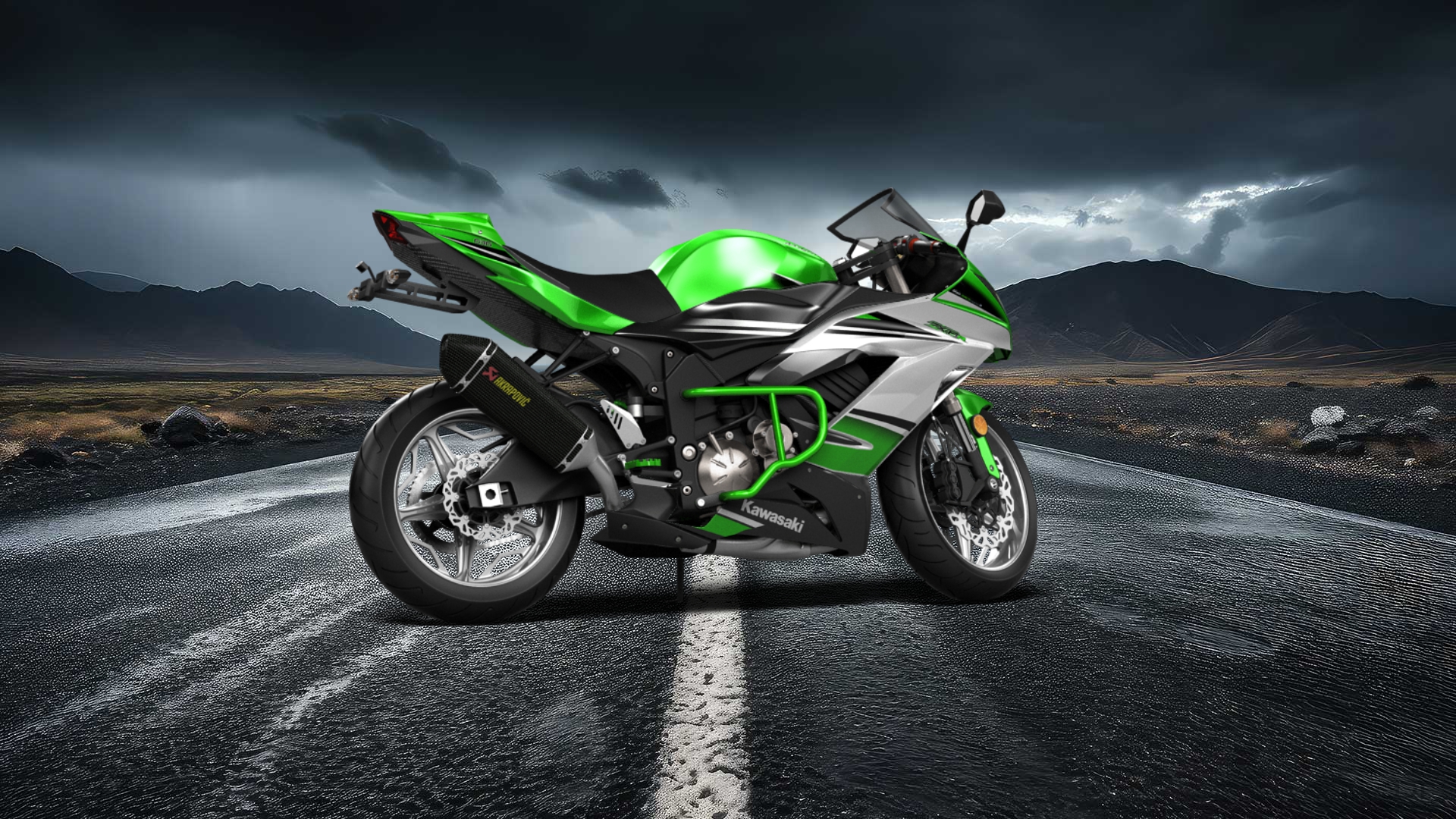 Kawasaki Ninja ZX 6R Sport Bike 2015