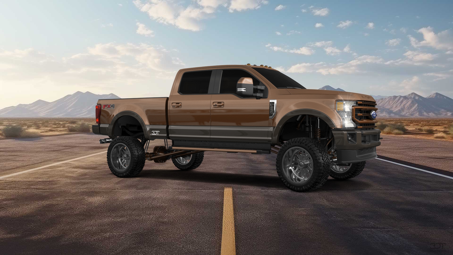 Ford F-250 4 Door pickup truck 2021 tuning