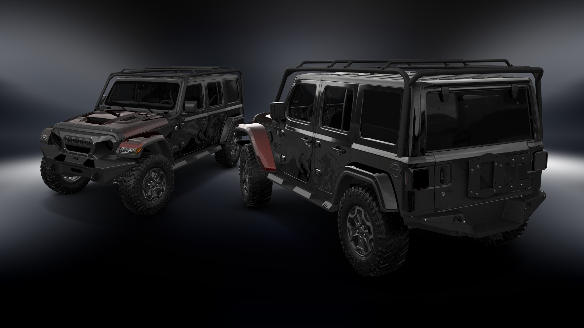 Jeep Wrangler Rubicon JL 4 Door SUV 2017 tuning