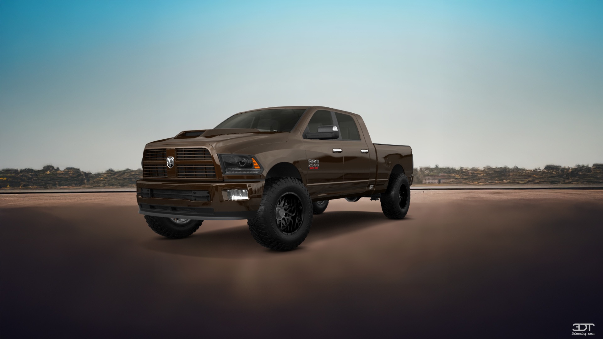 Dodge Ram 2500 Mega Cab 6.4 ft box 4 Door pickup truck 2010 tuning