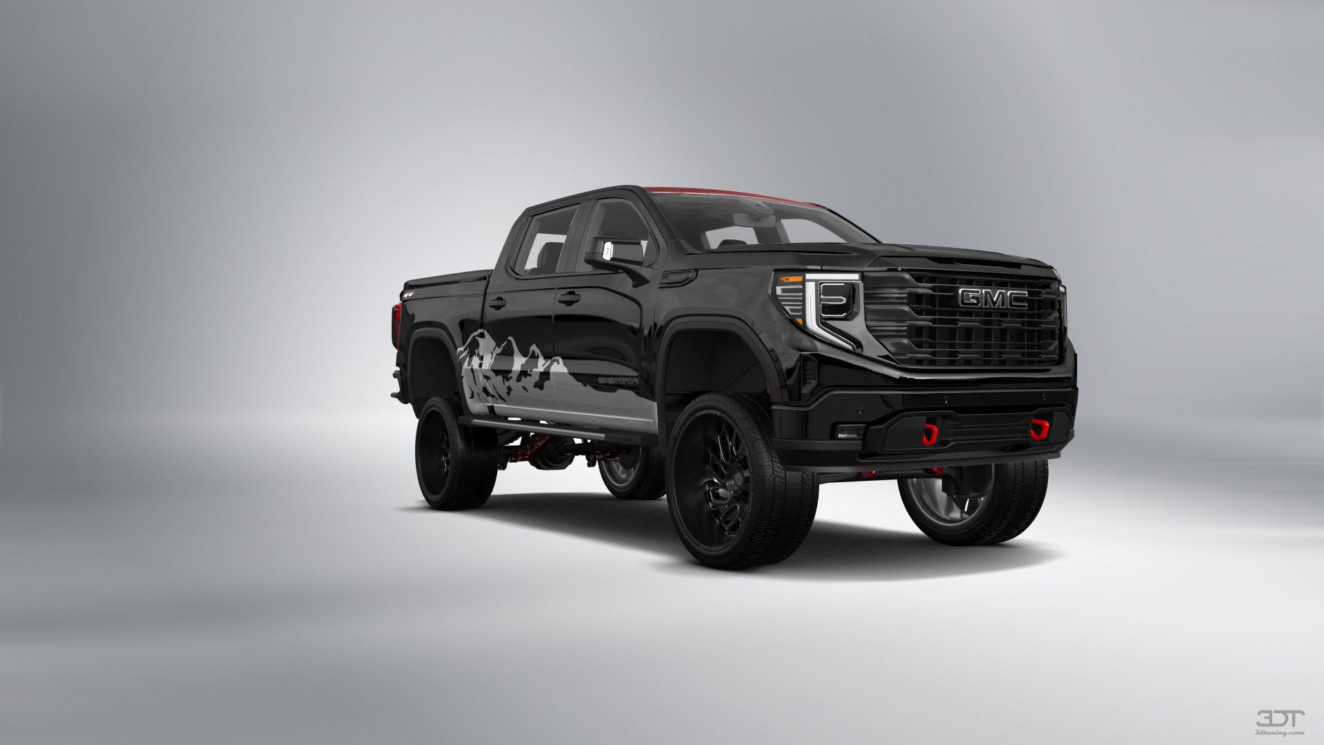 GMC Sierra 1500 Crew Cab 5.8 ft box 4 Door pickup truck 2023 tuning