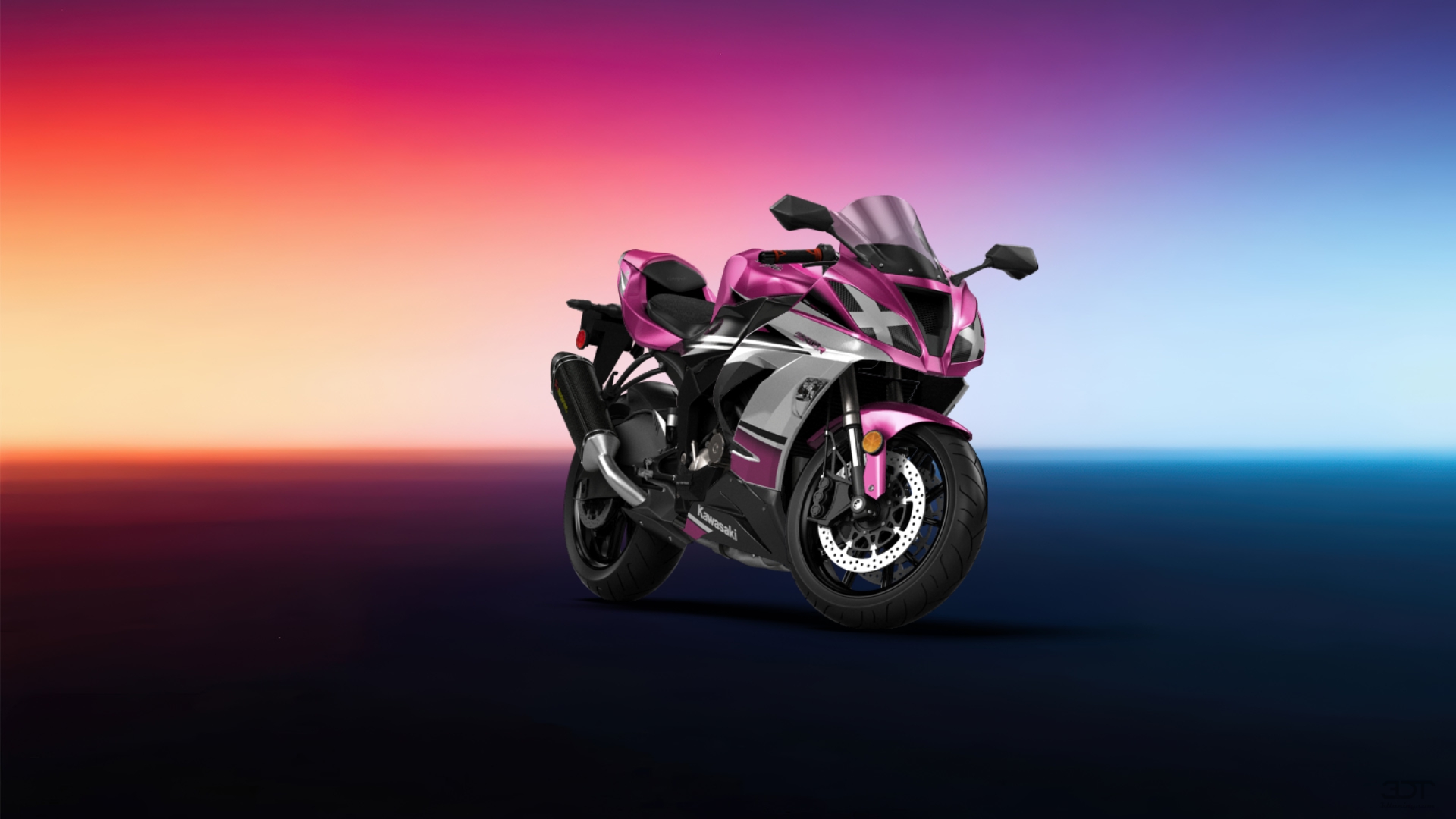 Kawasaki Ninja ZX 6R Sport Bike 2015 tuning