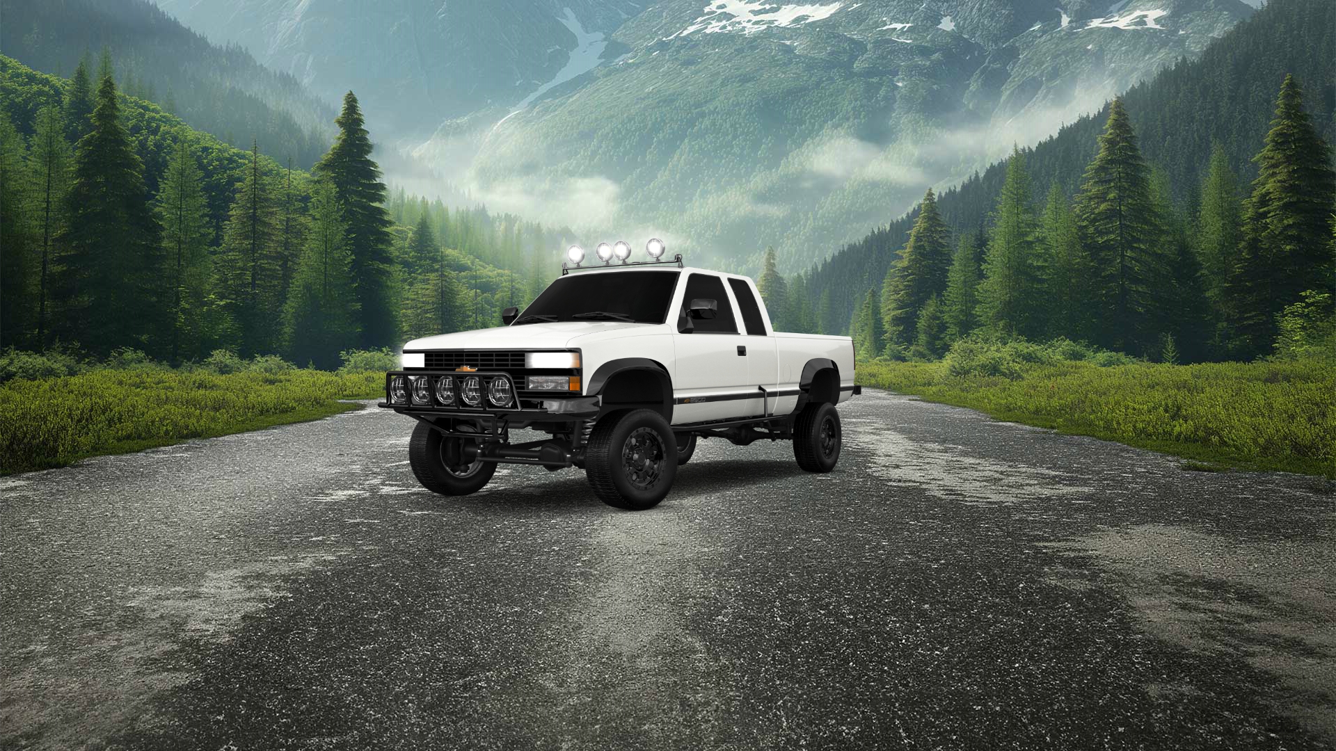 Chevrolet K2500 Extended Cab Pickup 1989 tuning