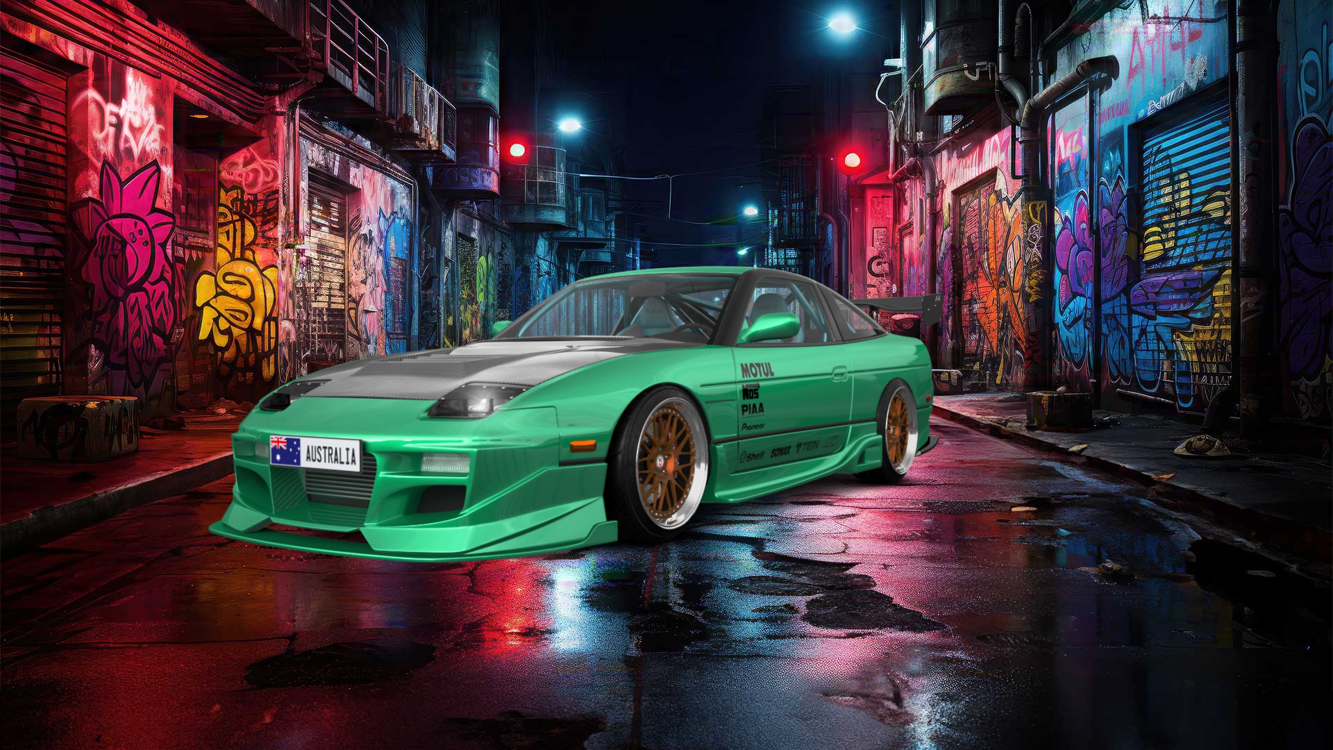 Nissan 240SX 3 Door Hatchback 1989 tuning