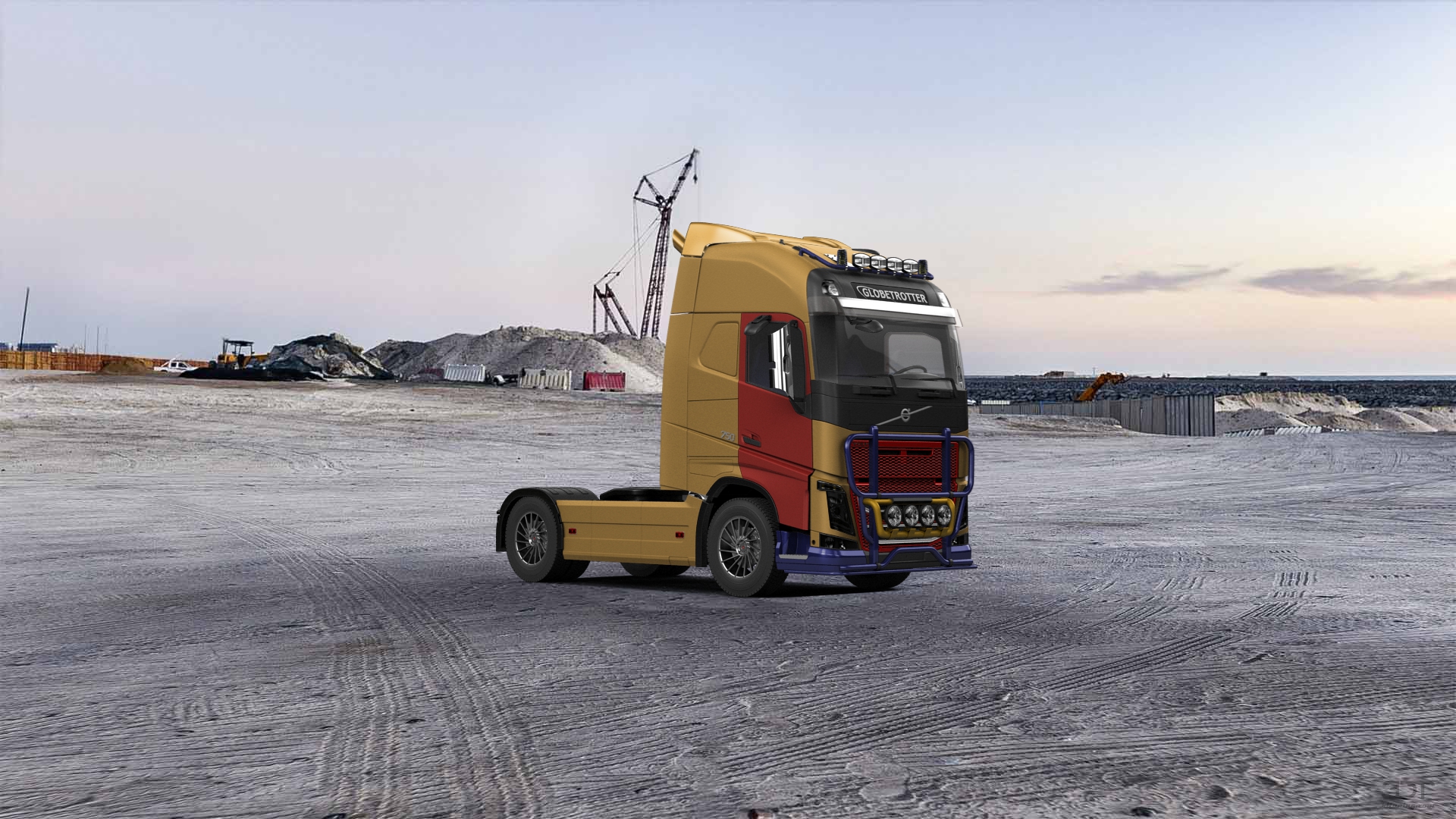 Volvo FH16 Globetrotter XL Cab Truck 2013 tuning