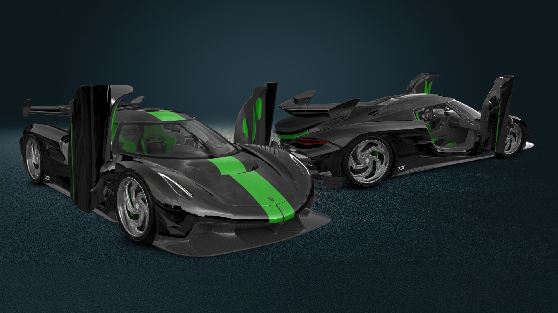 Koenigsegg Jesko 2 door targa top 2020