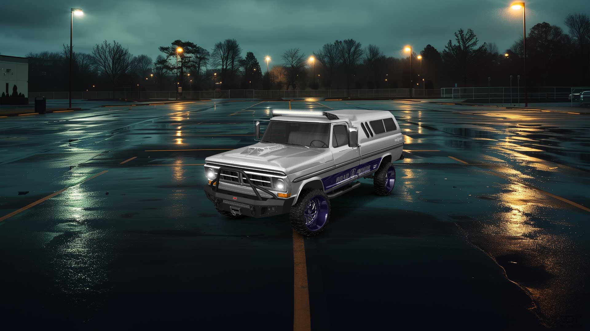 Ford F-250 2 Door pickup truck 1971 tuning