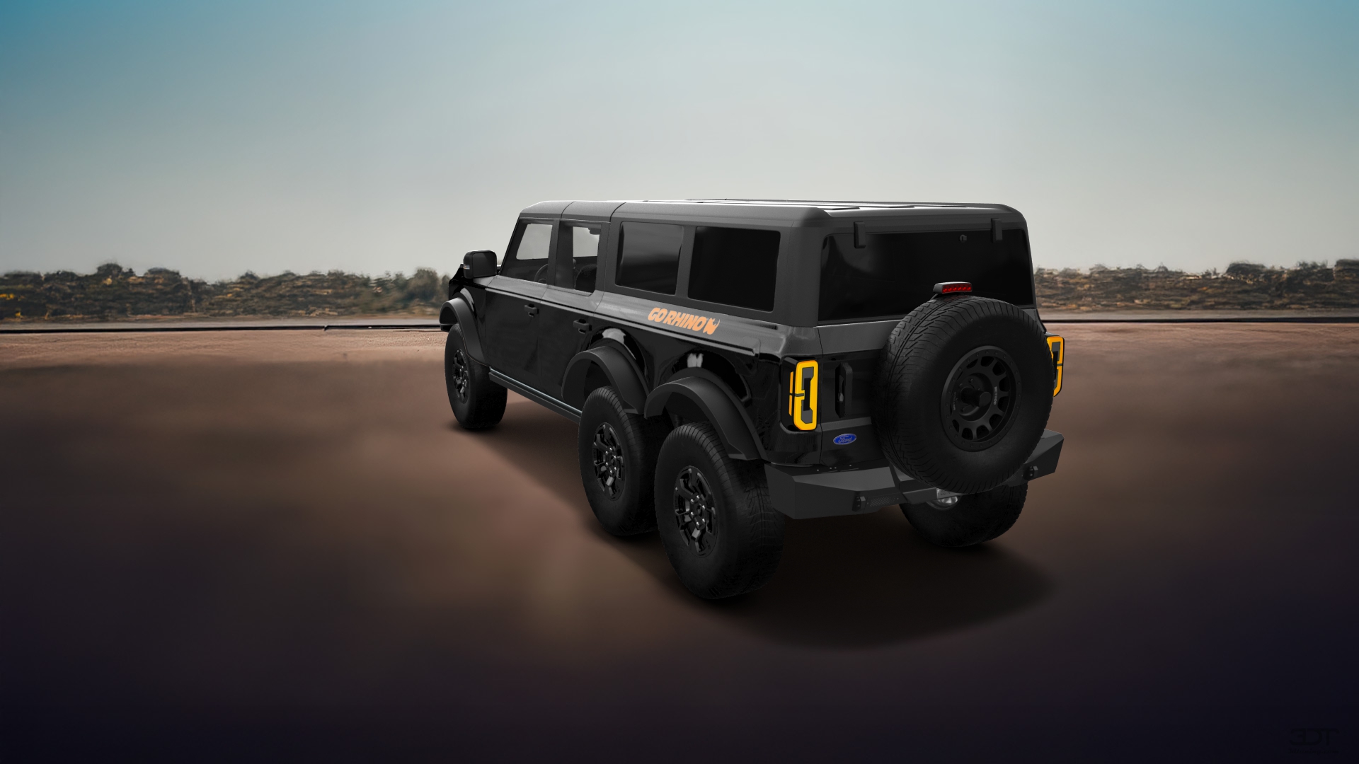 Ford Bronco 6X6 4 Door pickup truck 2021 Images