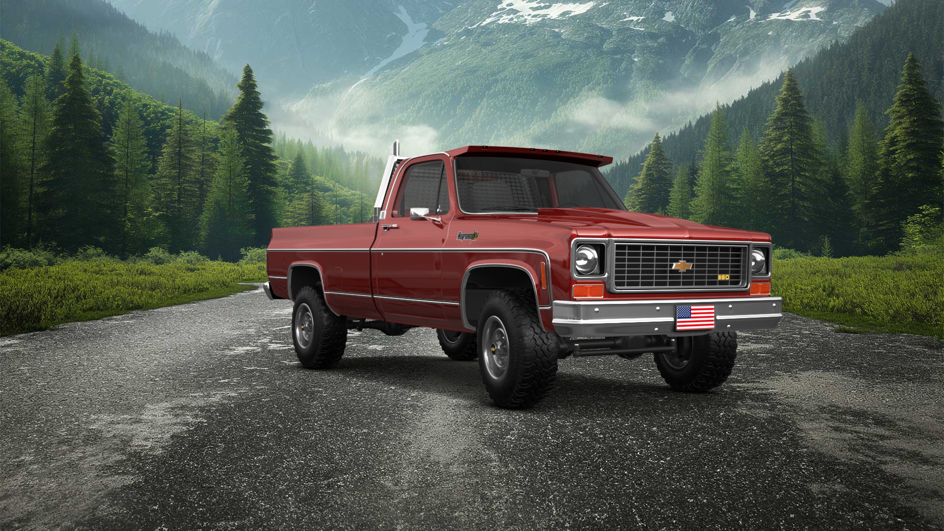 Chevrolet Silverado C-10 2 Door pickup truck 1973 tuning