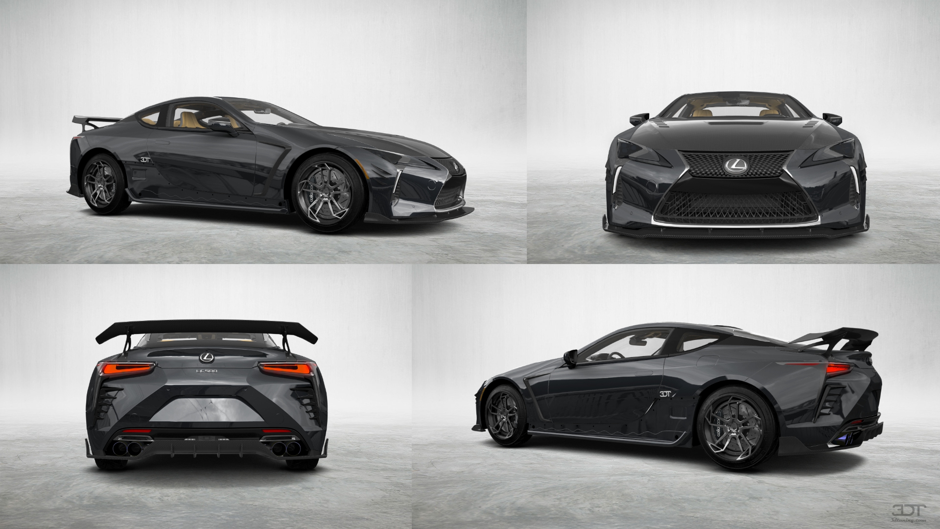 Lexus LC500 2 door fastback coupe 2017 tuning