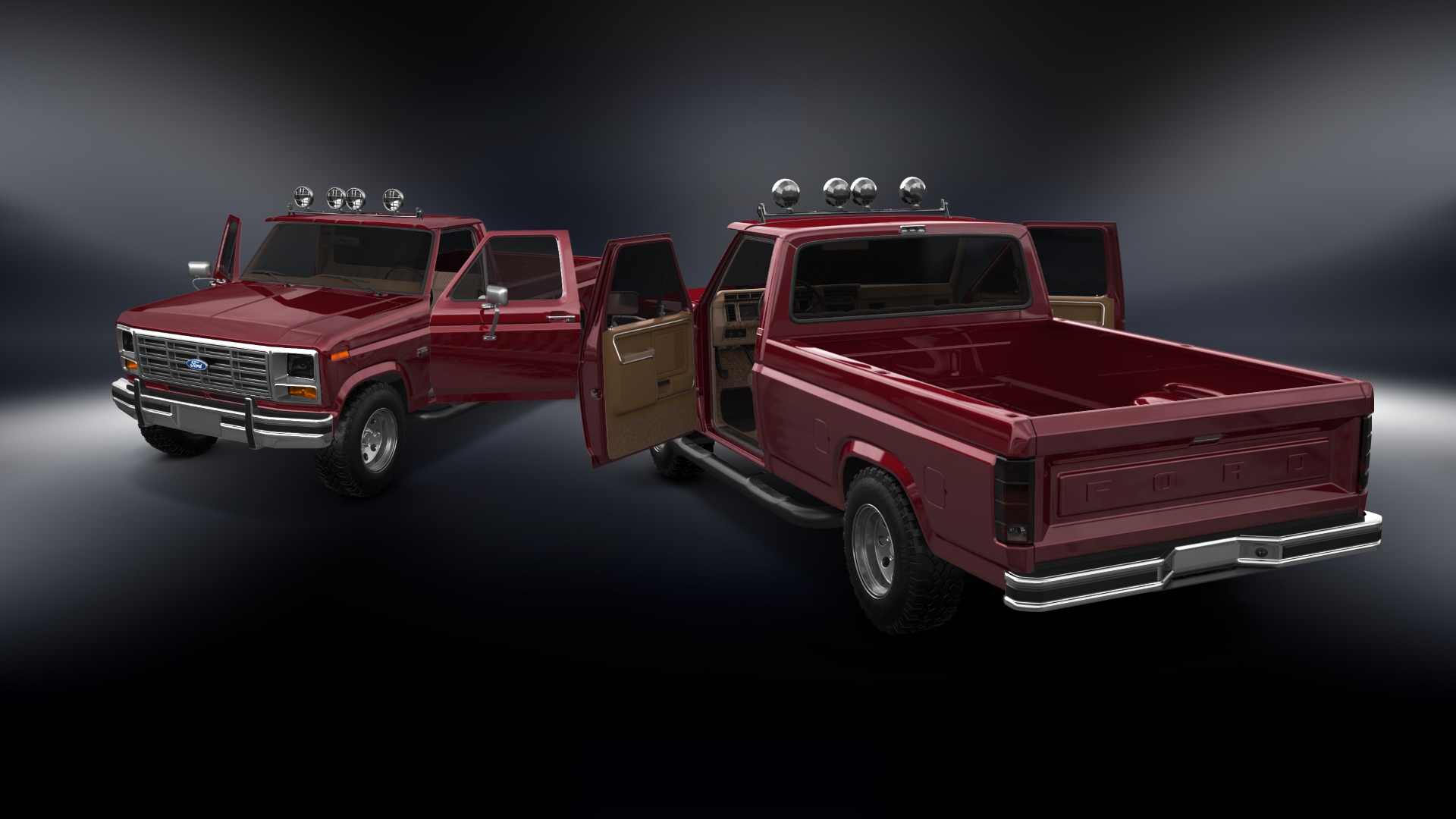 Ford F-150 2 Door pickup truck 1986 tuning