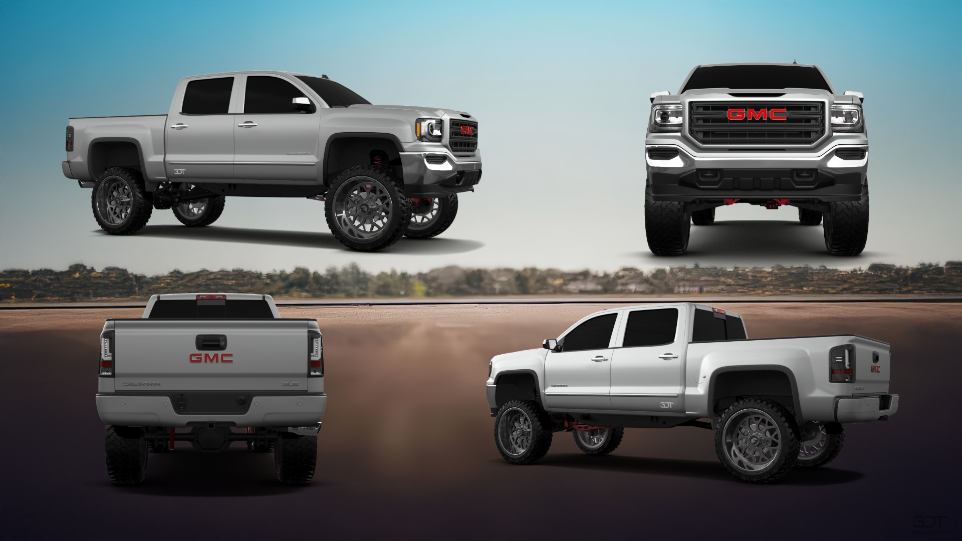 GMC Sierra 1500 Crew Cab 4 Door pickup truck 2016 tuning