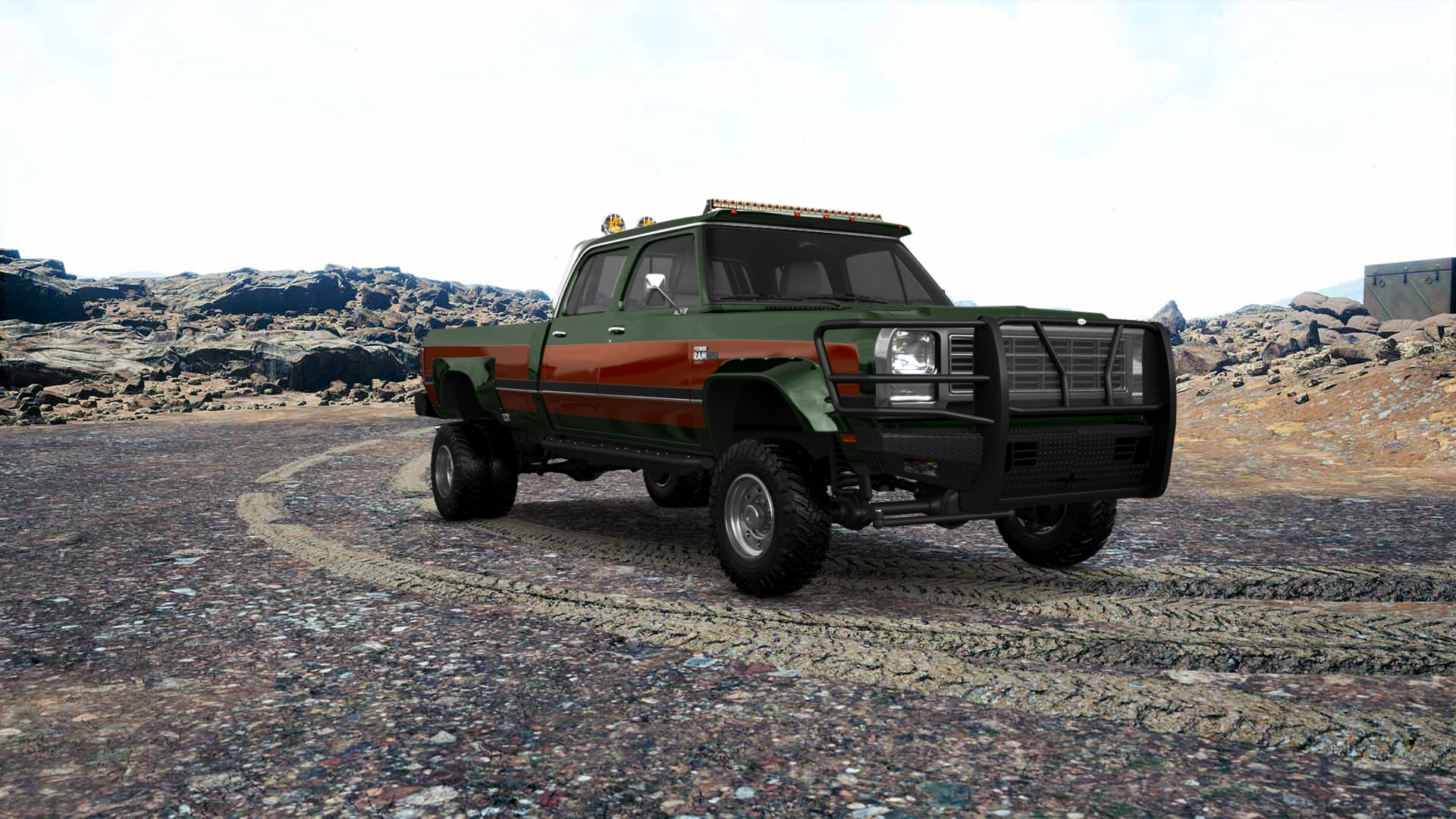 Dodge Ram 350 4 Door pickup truck 1991 tuning