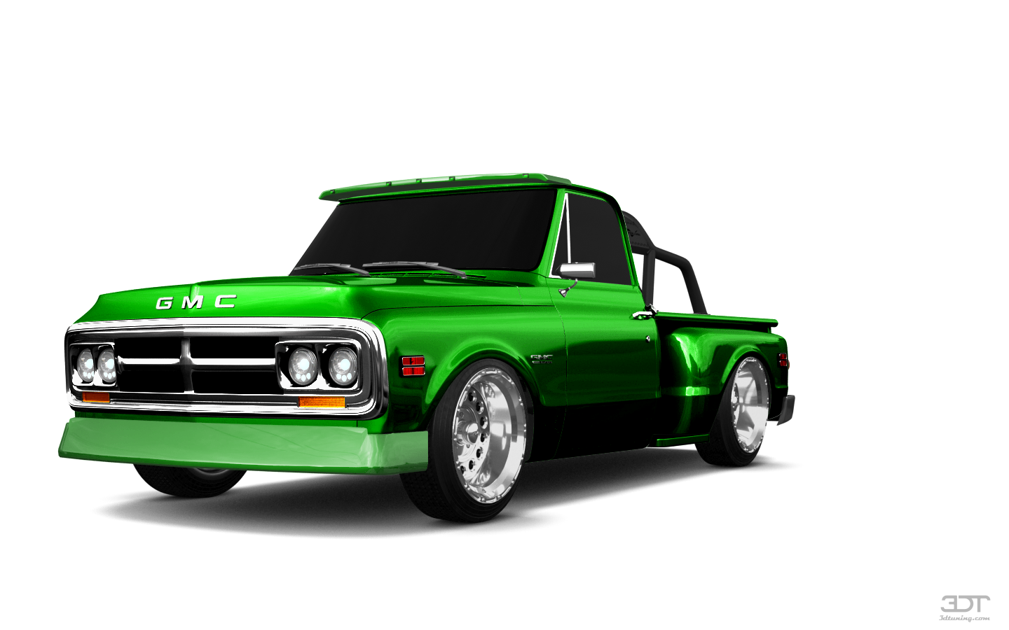 Tuning GMC K1500 2 Door pickup truck 1971