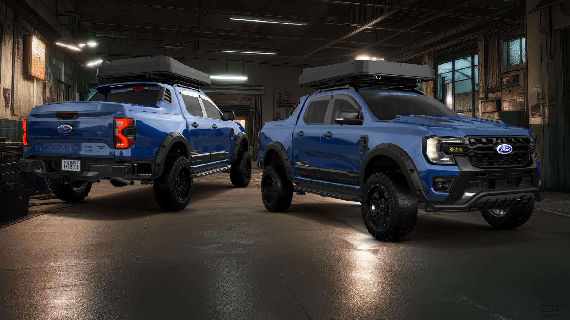 Ford Ranger 4 Door pickup truck 2022 tuning
