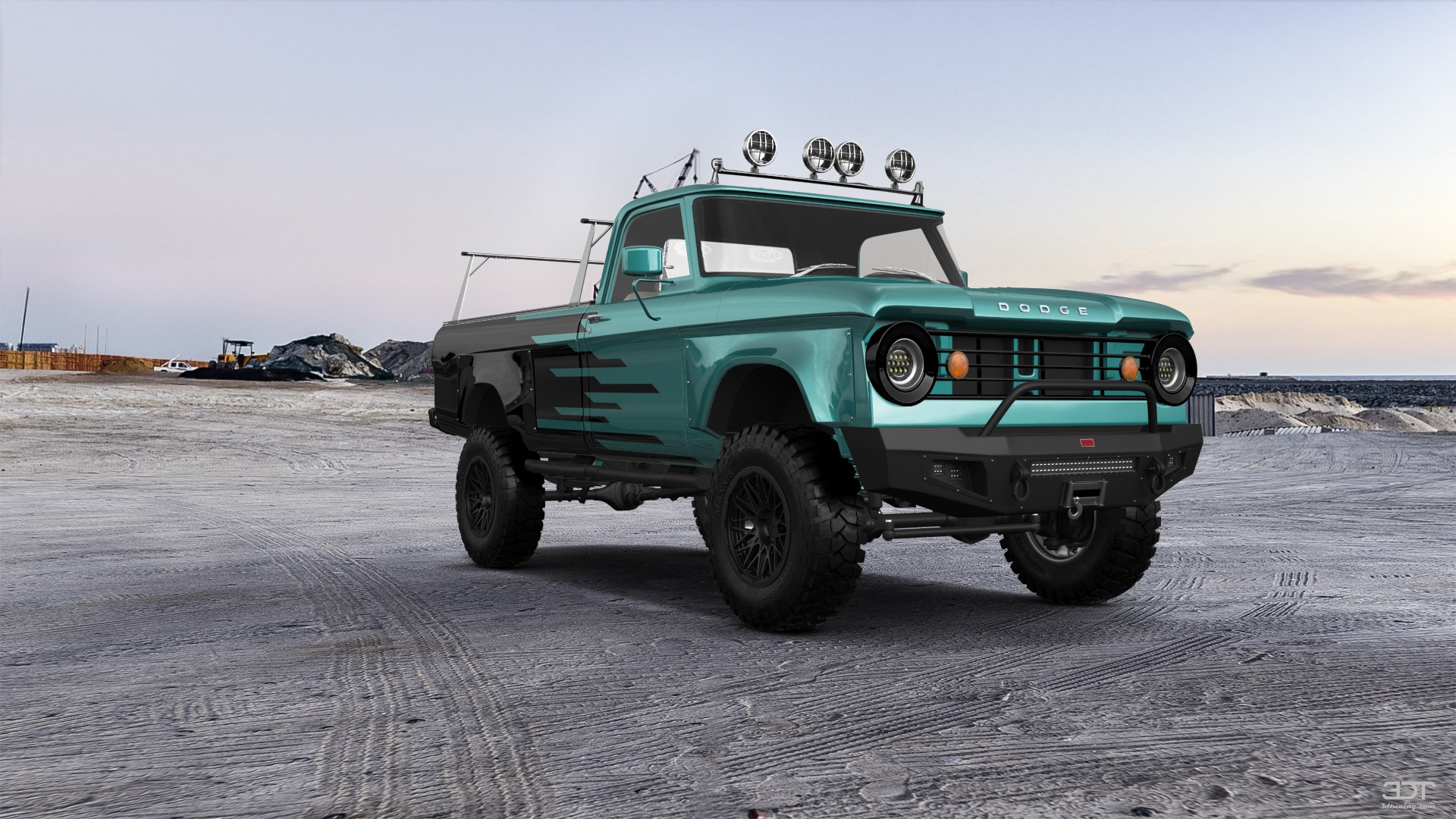 Dodge Power Wagon W200 2 Door pickup truck 1966