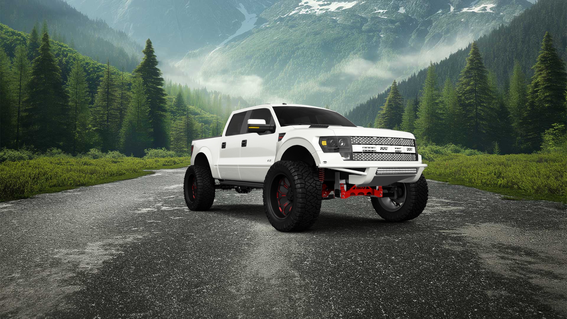Ford F-150 SVT Raptor 4 Door pickup truck 2013