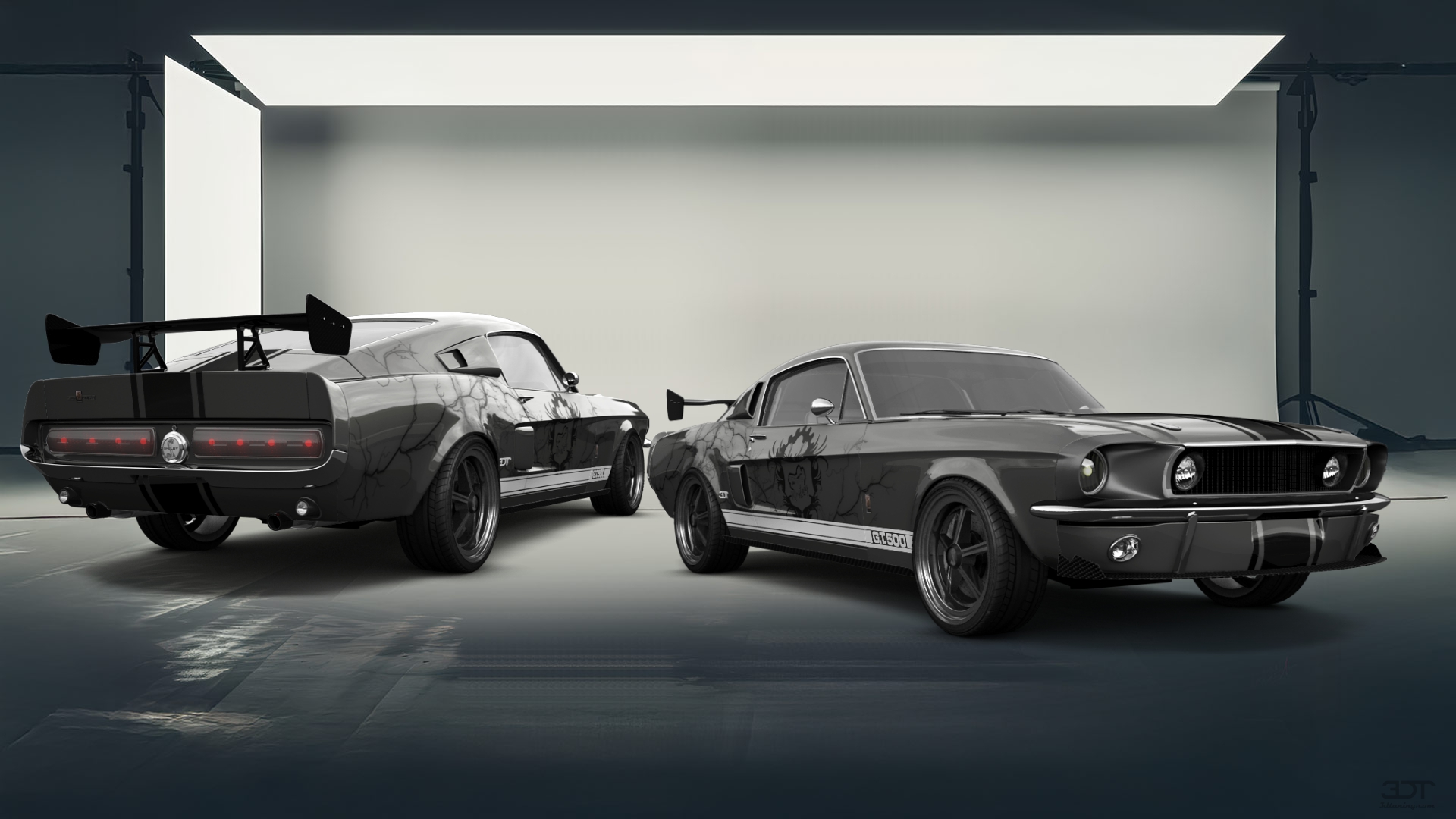 Mustang GT500 2 Door Coupe 1968 tuning