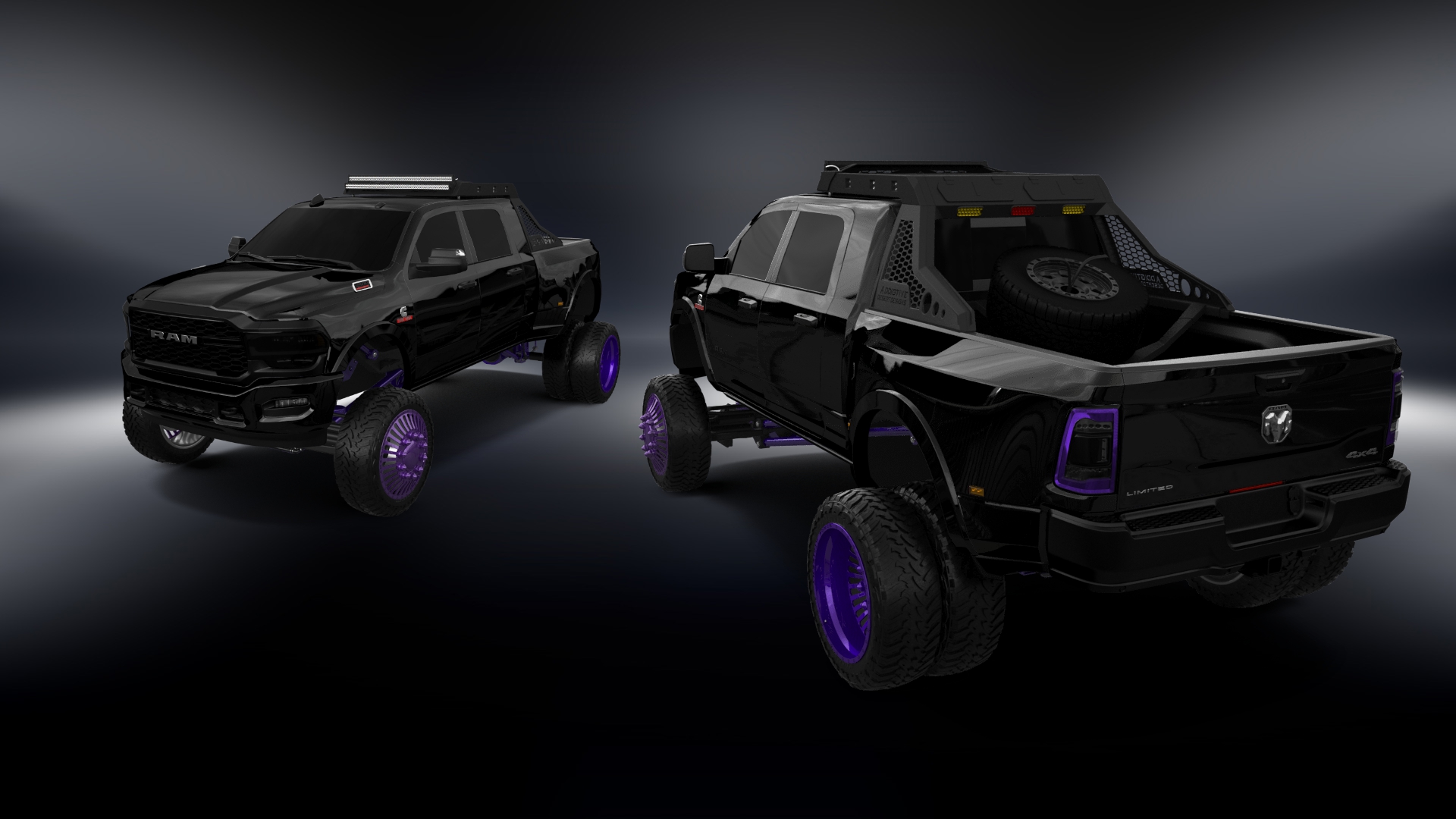 Dodge Ram 3500 4 Door pickup truck 2020 tuning